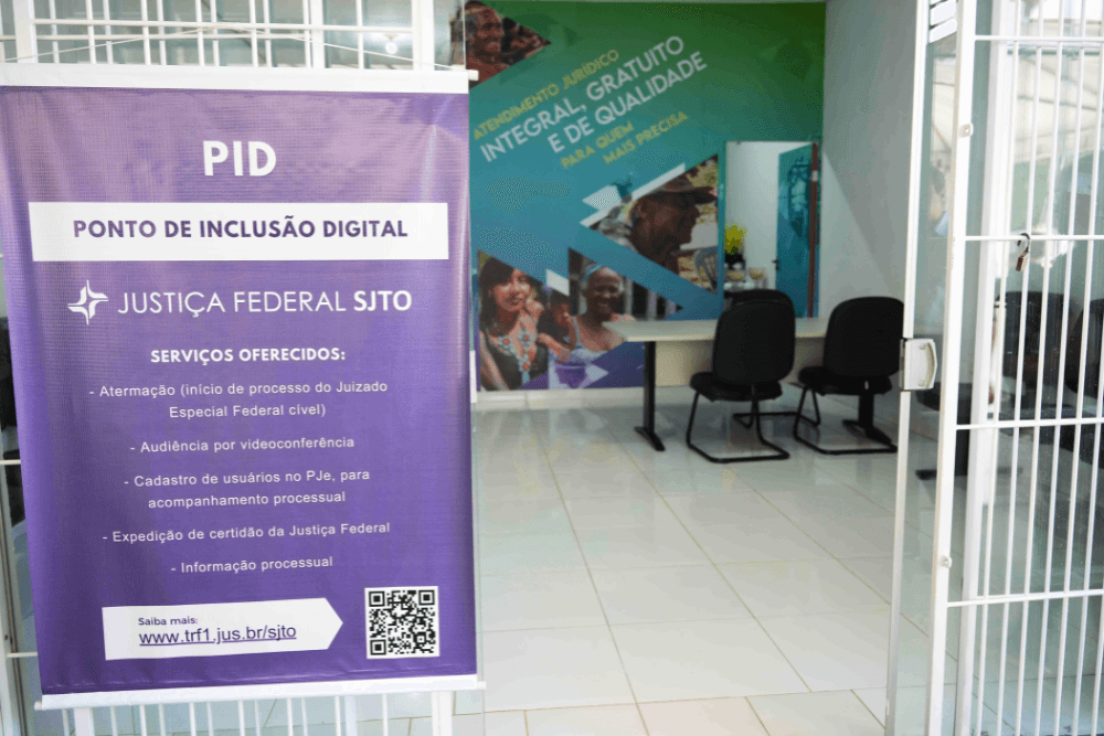 No local, a Defensoria Publica conta com um polo de atendimento da Instituição