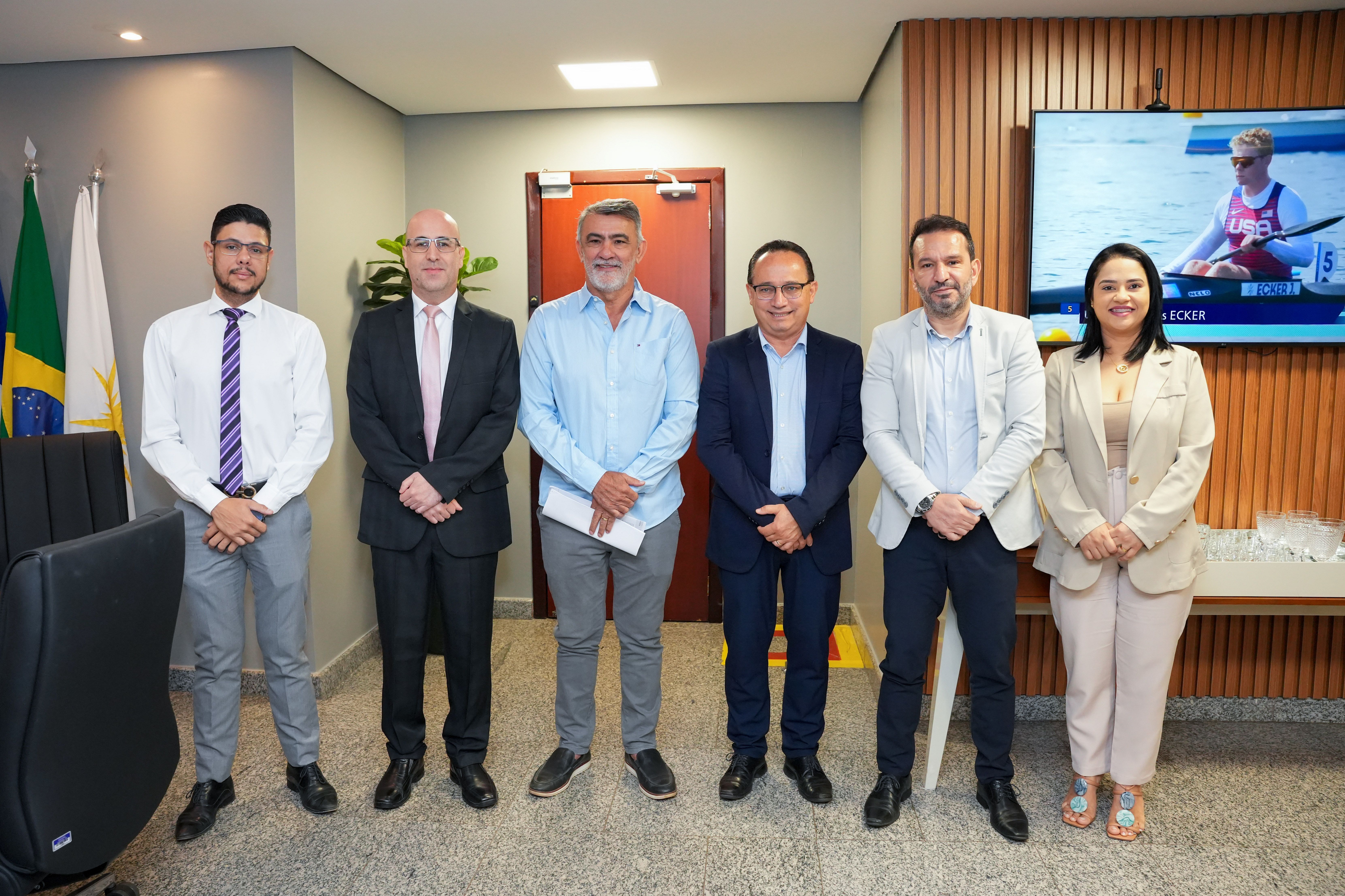 Representantes da DPE-TO, Aleto e Energisa que estiveram presentes na reunião