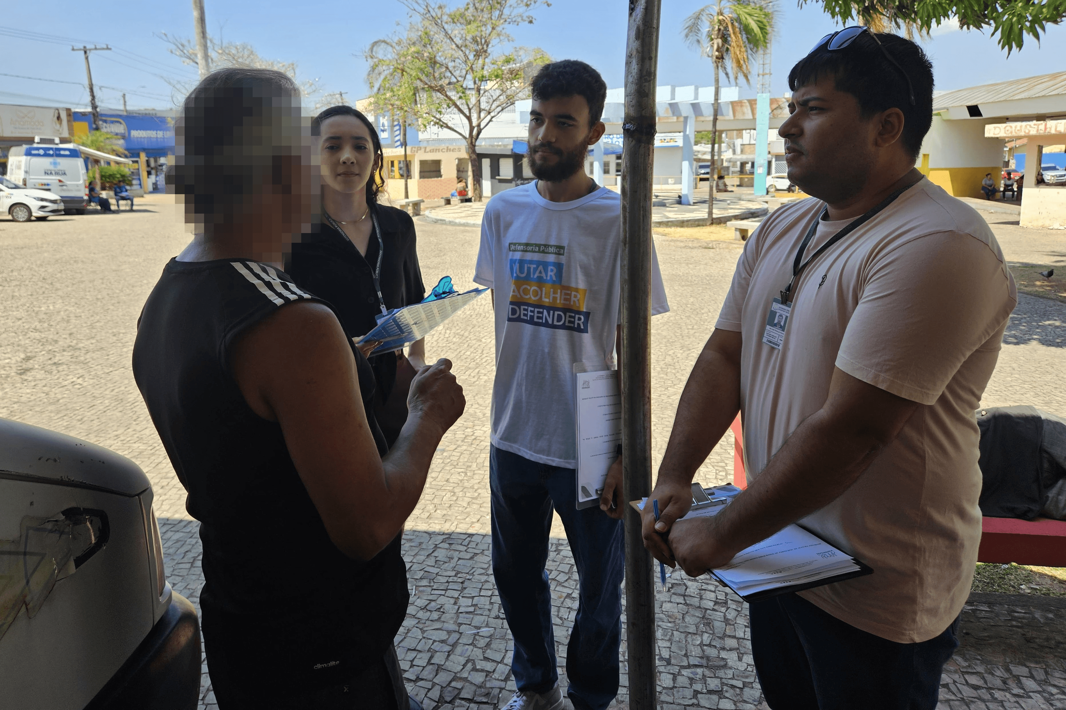 Equipe da Defensoria Pública fez uma escuta ativa durante os atendimentos