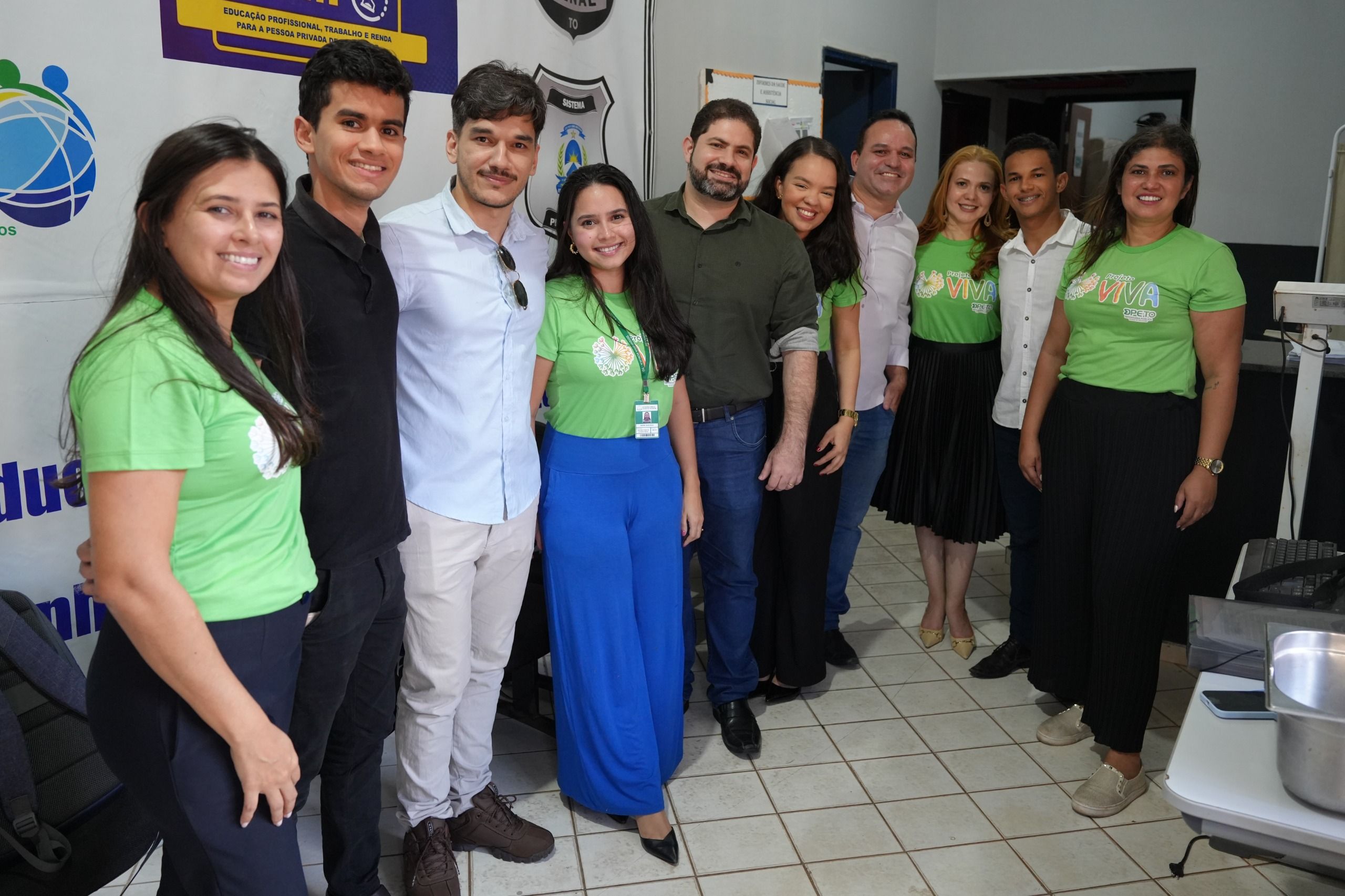 Equipe que atuou no mutirão da DPE-TO
