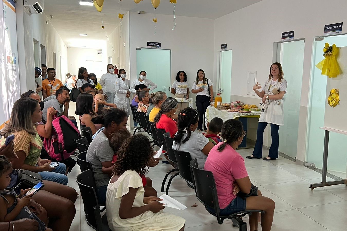 Programação contou com palestra sobre a importância da amamentação