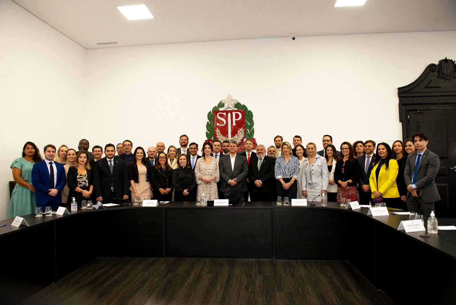 Integrantes do Condege com o Prefeito de São Paulo
