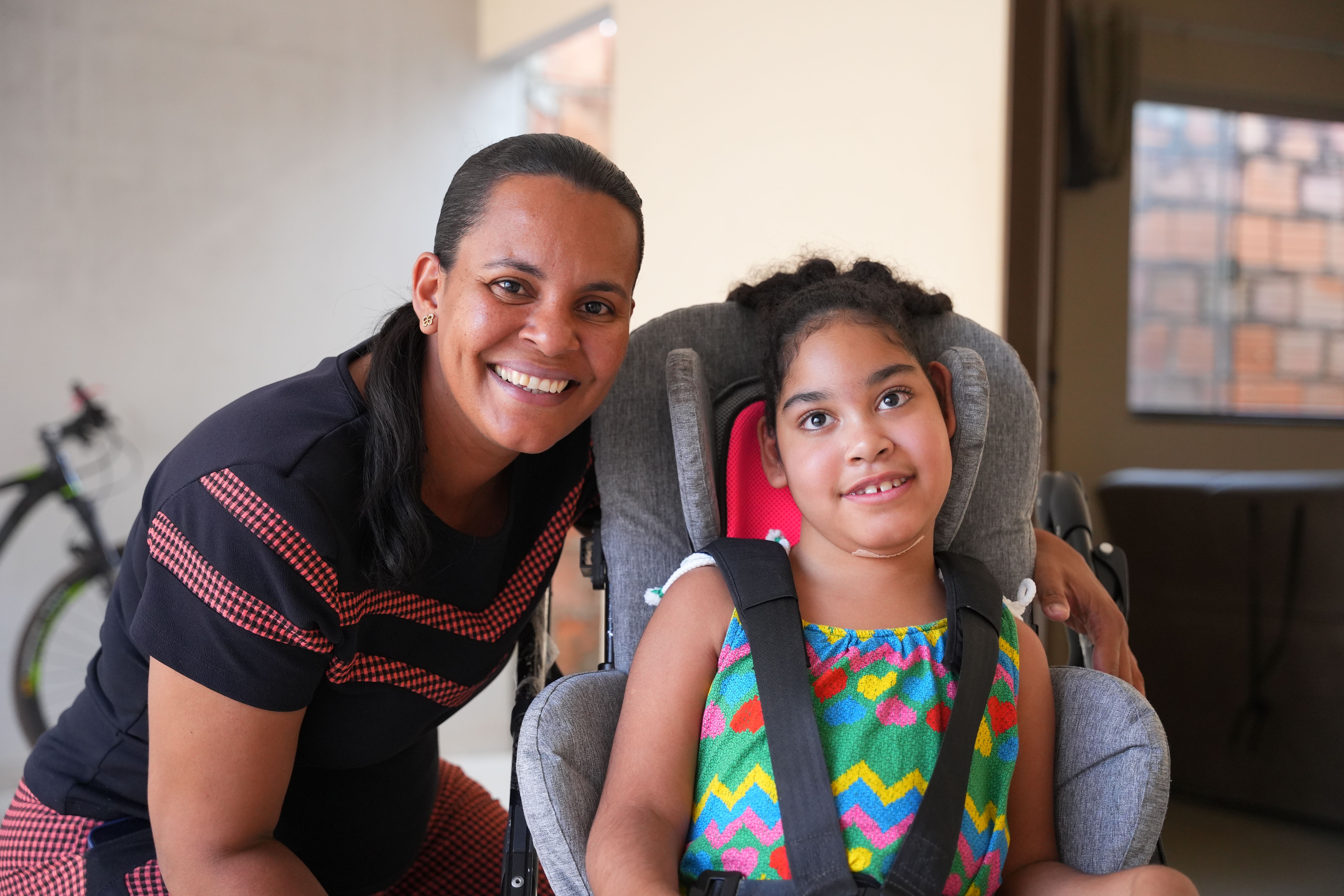 Thaise Feitosa e a filha Sophia