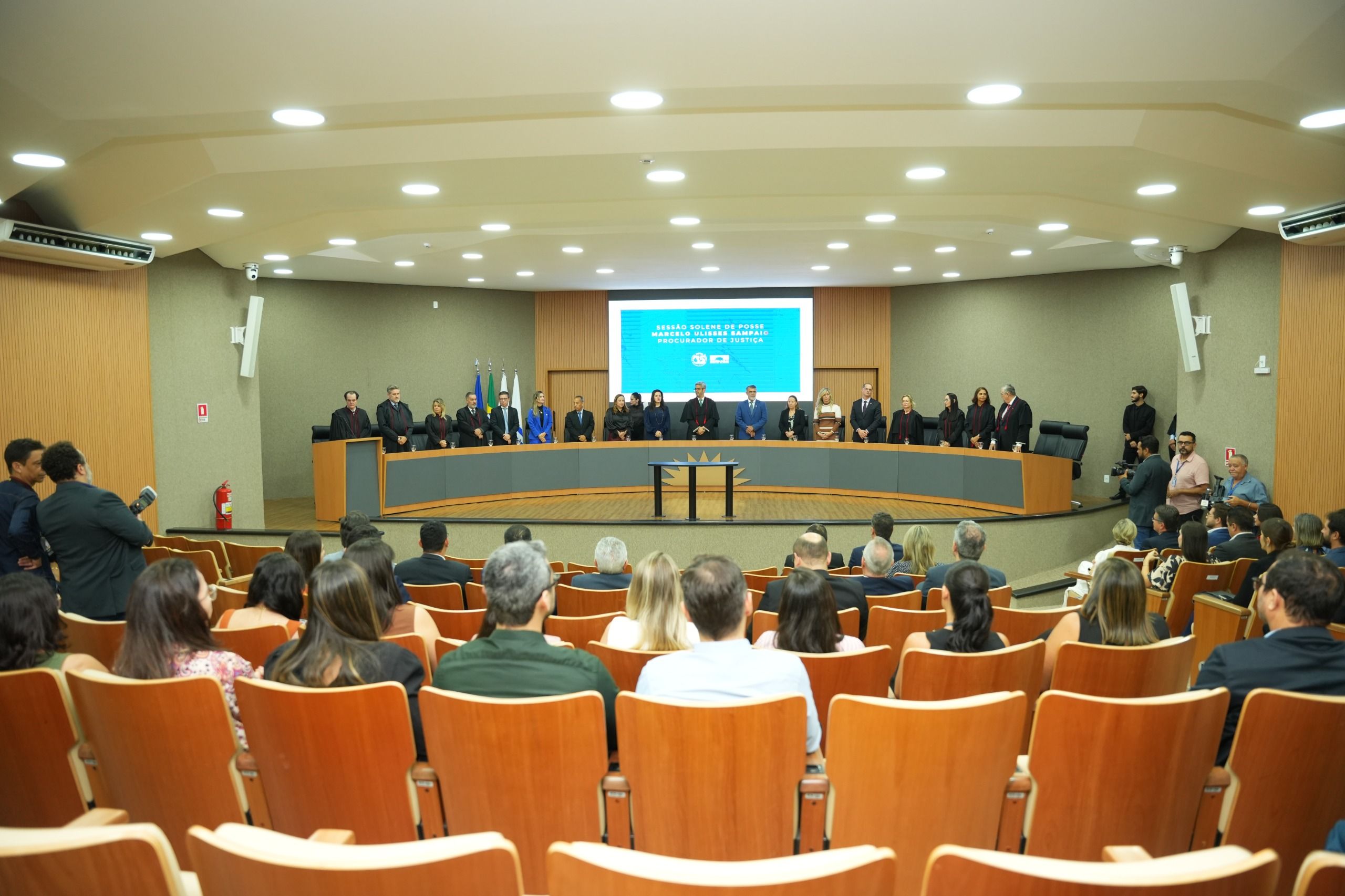 Solenidade no auditório do MPTO, em Palmas