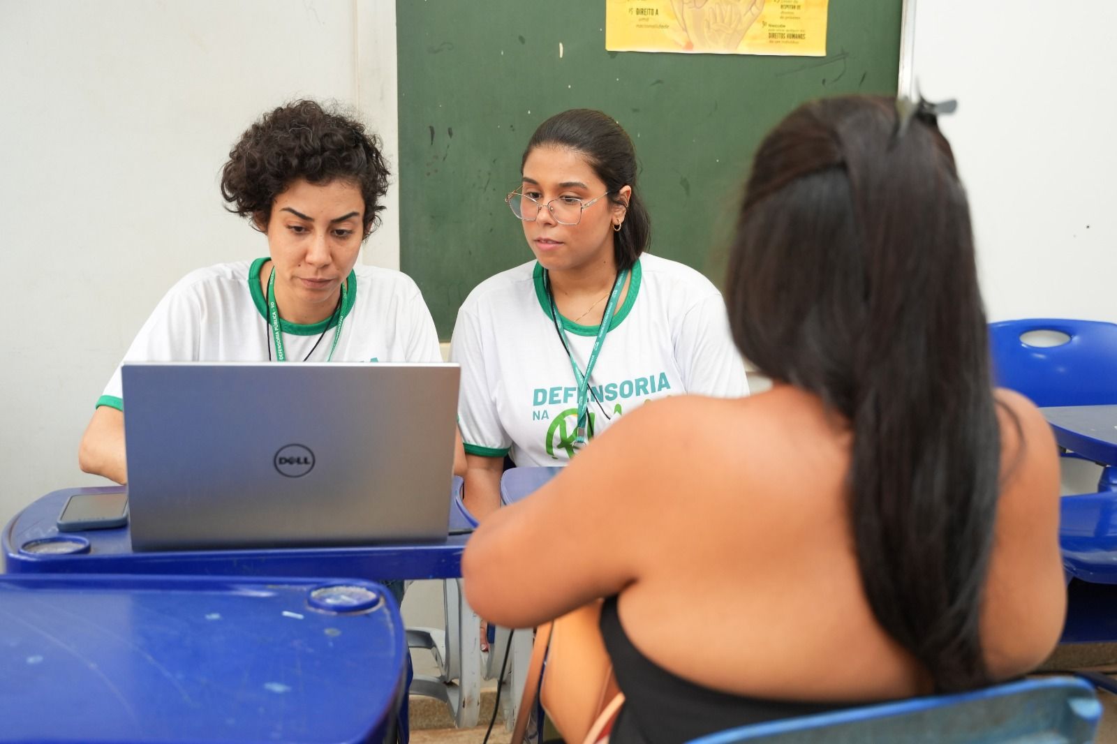 Os moradores receberam orientação jurídica gratuita.