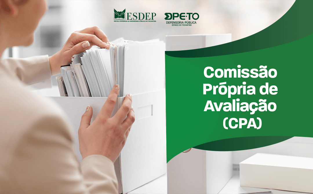 O objetivo da CPA é subsidiar, por meio da auto-avaliação institucional, as gestões administrativa e pedagógica da Esdep, possibilitando o aprimoramento da qualidade da Escola Superior da DPE-TO