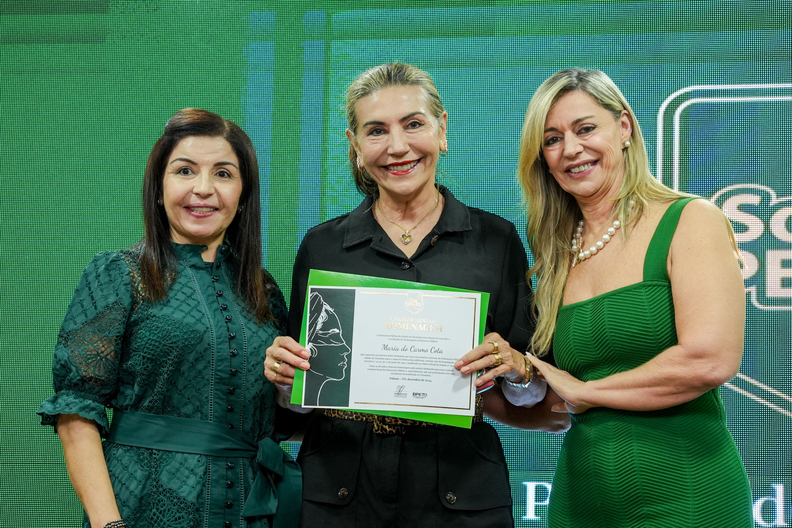 Homenageada Maria do Carmo Cota