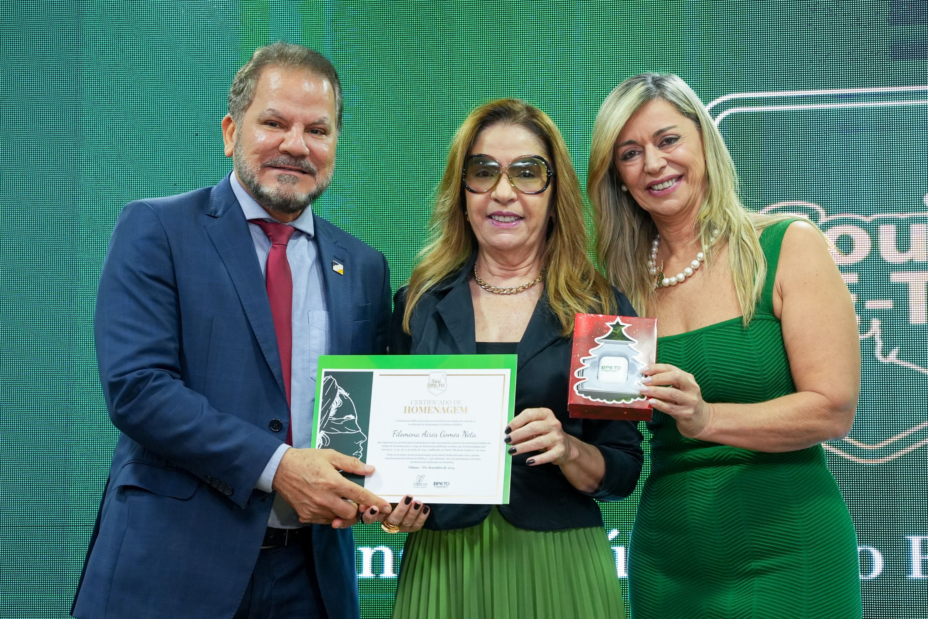 Defensora pública homenageada Filomena Aires