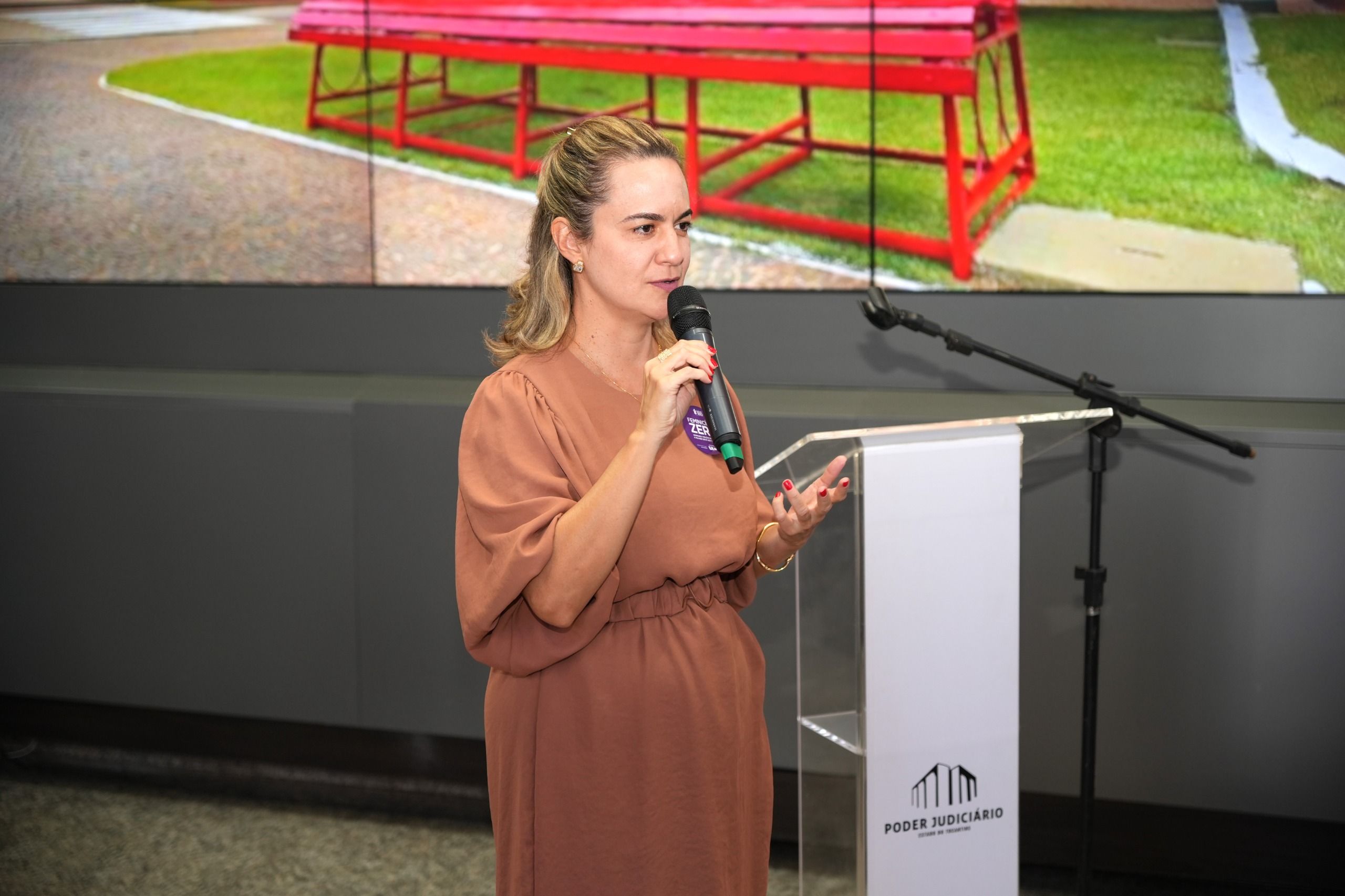 Pollyana Assunção ressaltou o compromisso da DPE-TO com ações voltadas ao enfrentamento da violência contra a mulher