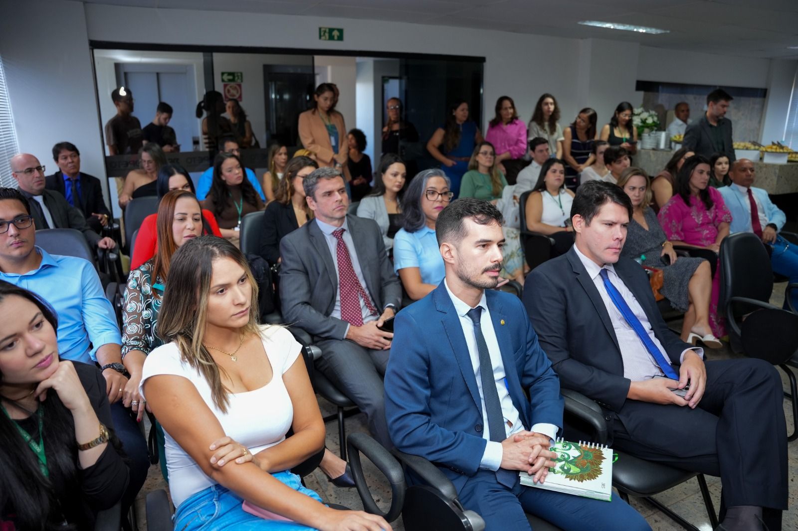A solenidade foi prestigiada por defensoras(es) e servidoras(es) e assistidas da Instituição