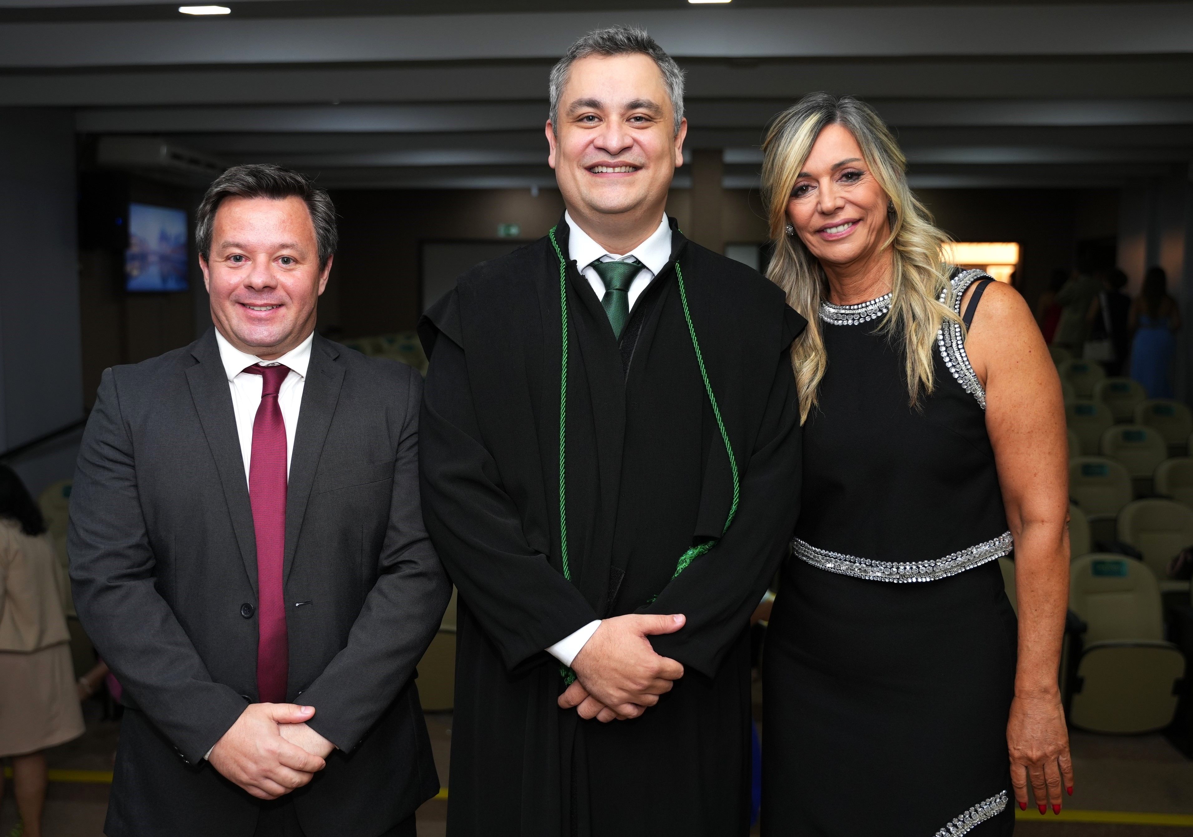 Gestão Superior da DPE-TO 2025/2027: Danilo Frasseto Michelini, Pedro Alexandre (C) e Estellamaris Postal