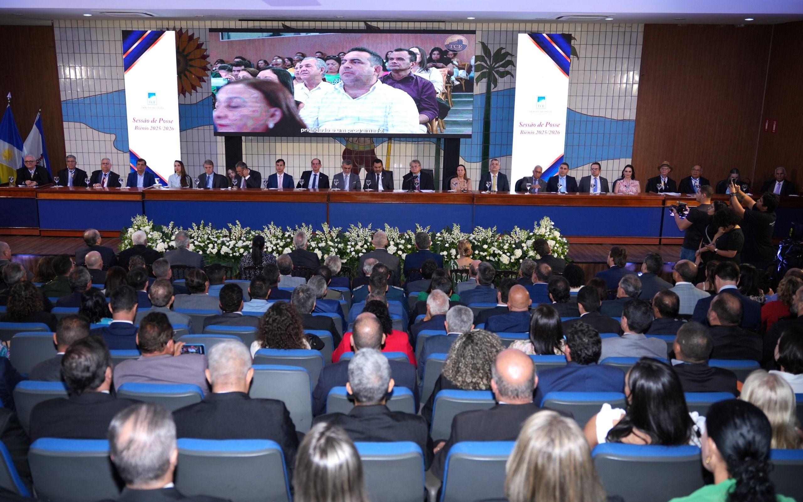 O evento foi realizado nesta quarta-feira, 5, no auditório do Tribunal, reunindo diversas autoridades.