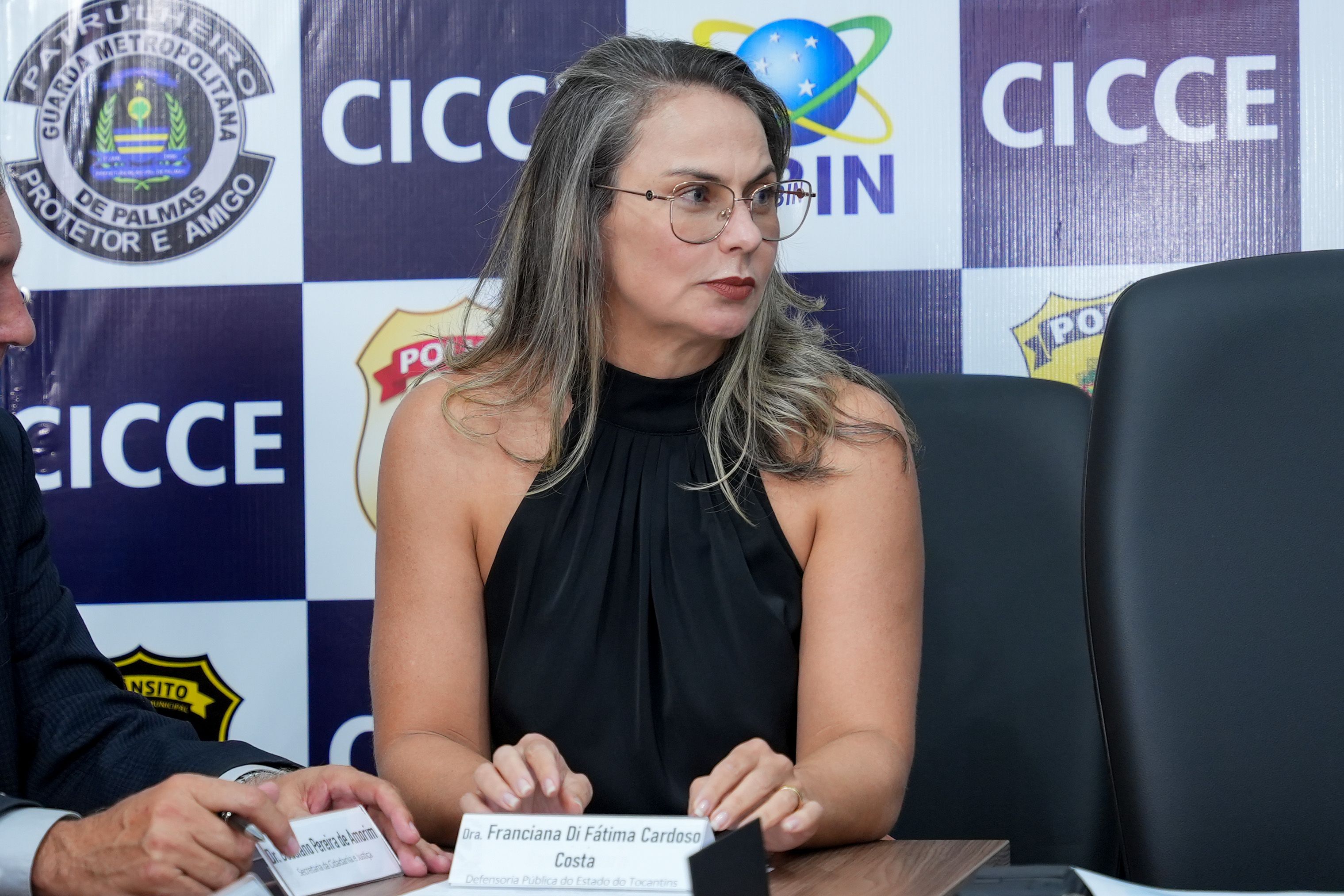 Franciana destacou que a DPE-TO pode contribuir grandemente para o fortalecimento da política pública de segurança