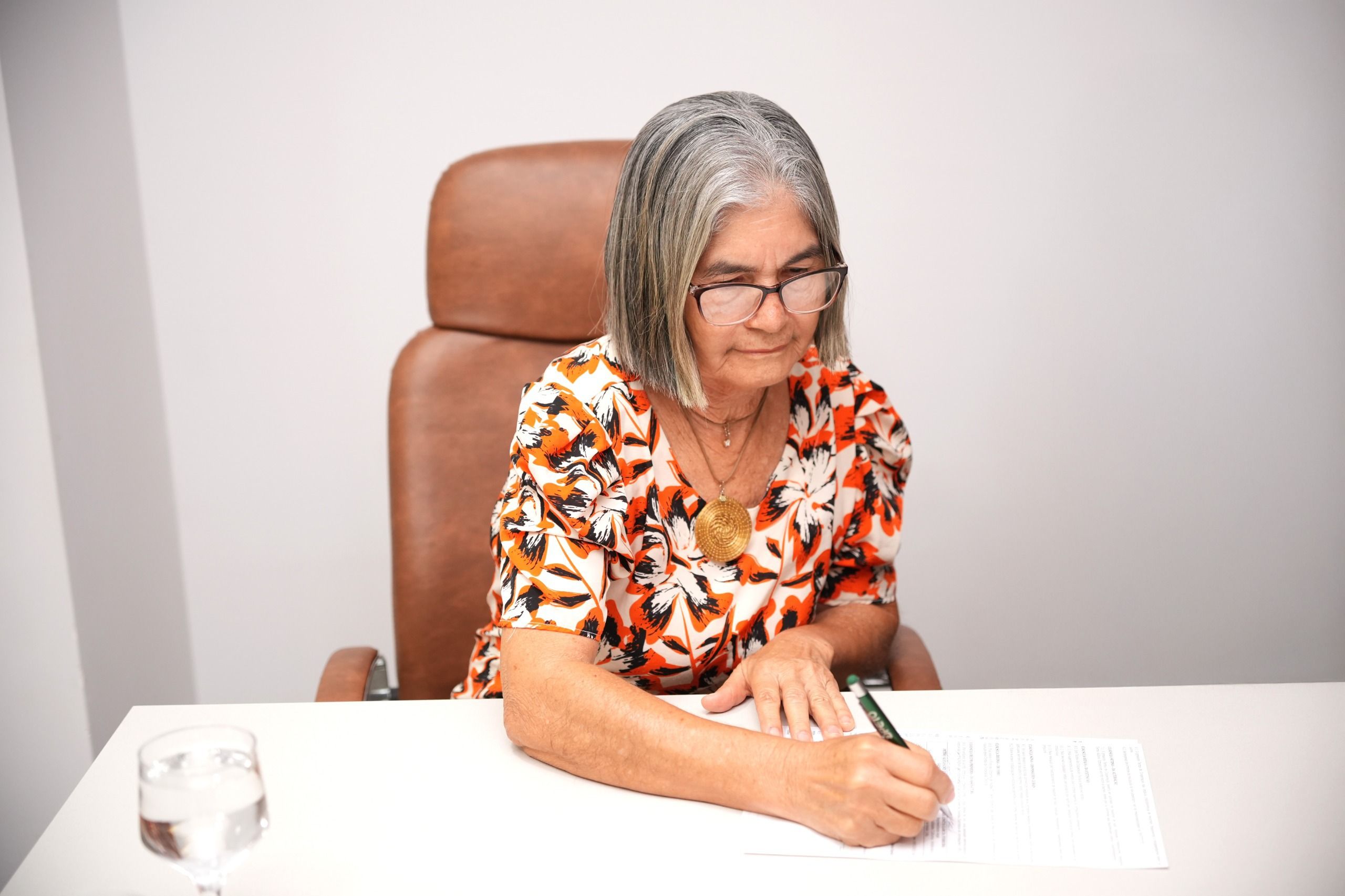 Termo de Cooperação assinado pela representante legal do Icae, Maria Lenita