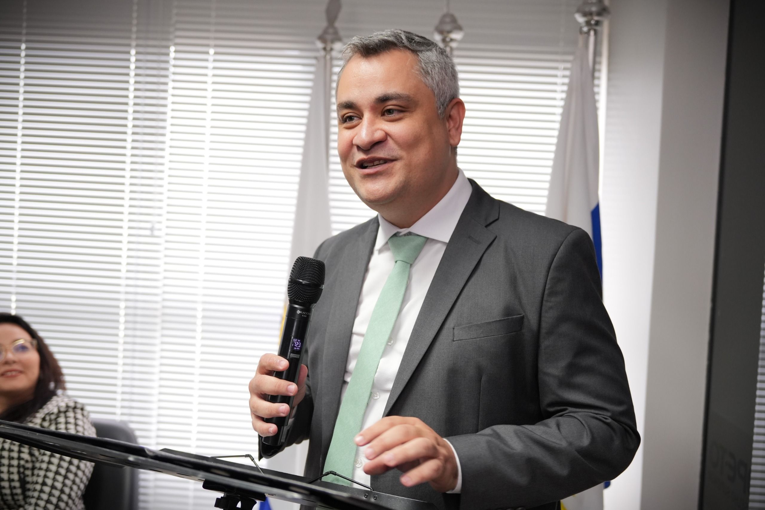 Pedro Alexandre falou aos novos Defensores Públicos sobre a importância do atendimento humanizado aos assistidos