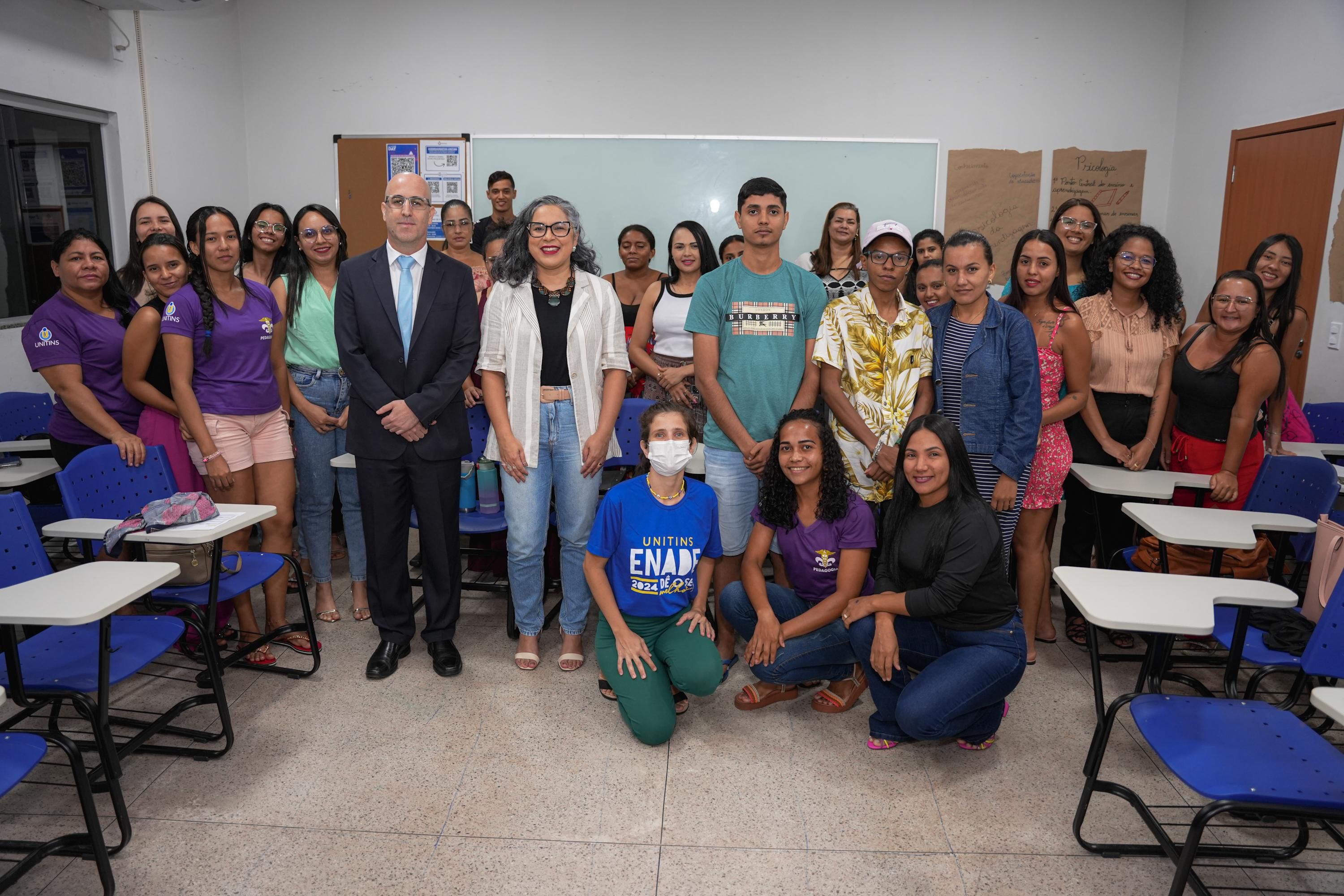 Encontro com acadêmicos de Pedagogia da Unitins