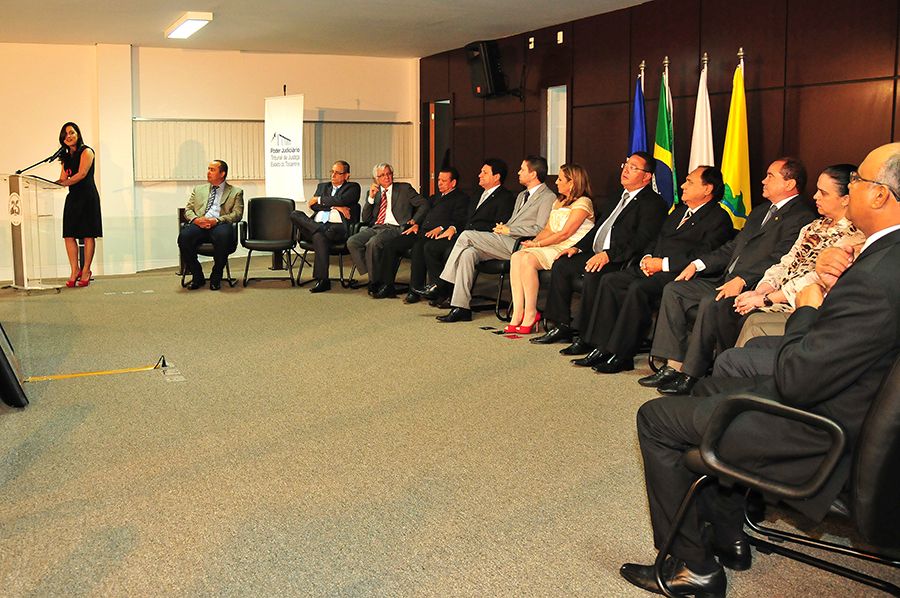 Pronunciamento da defensora pública e diretora da regional de Porto Nacional, Kenia Martins Pimenta