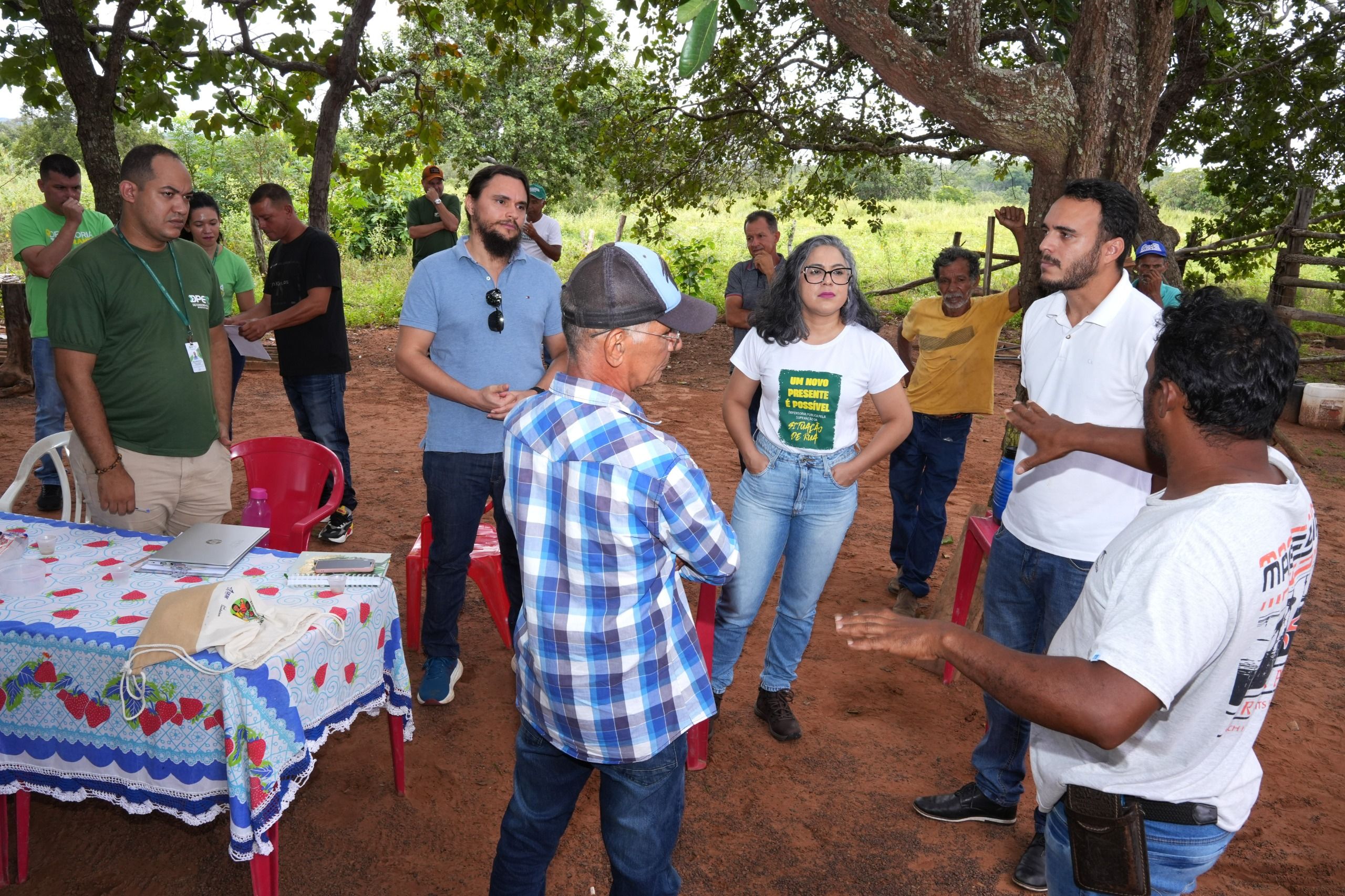Com a visita in loco é possível levantar informações e orientar os moradores