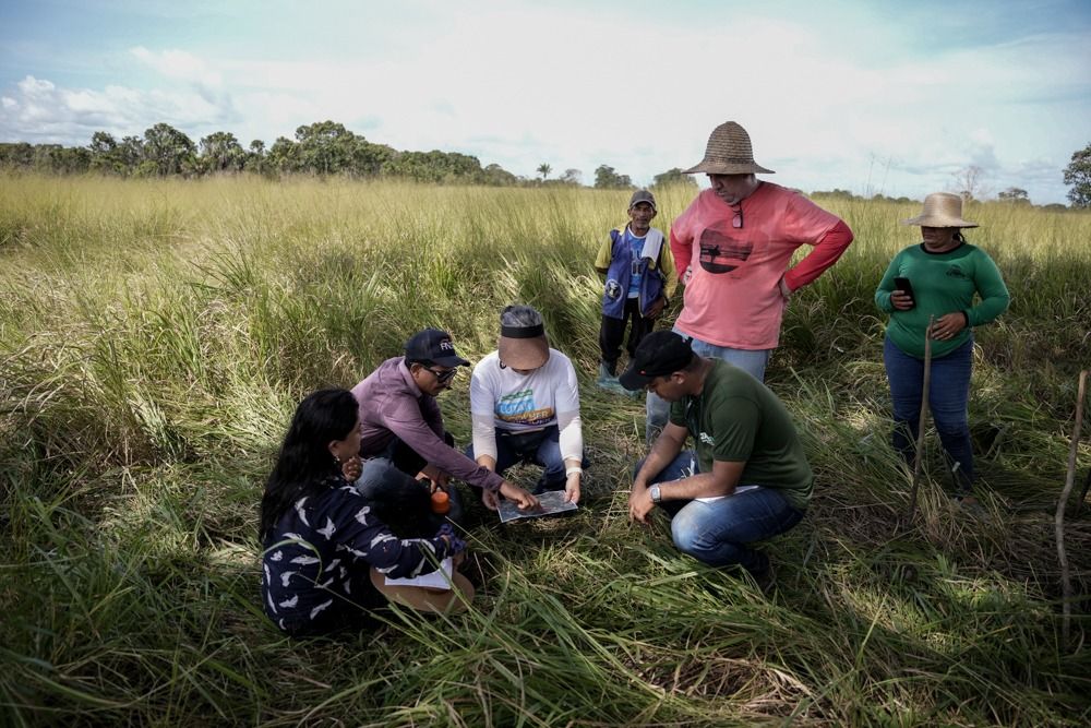 Foram realizadas escutas e visitas in loco por toda a área do assentamento.