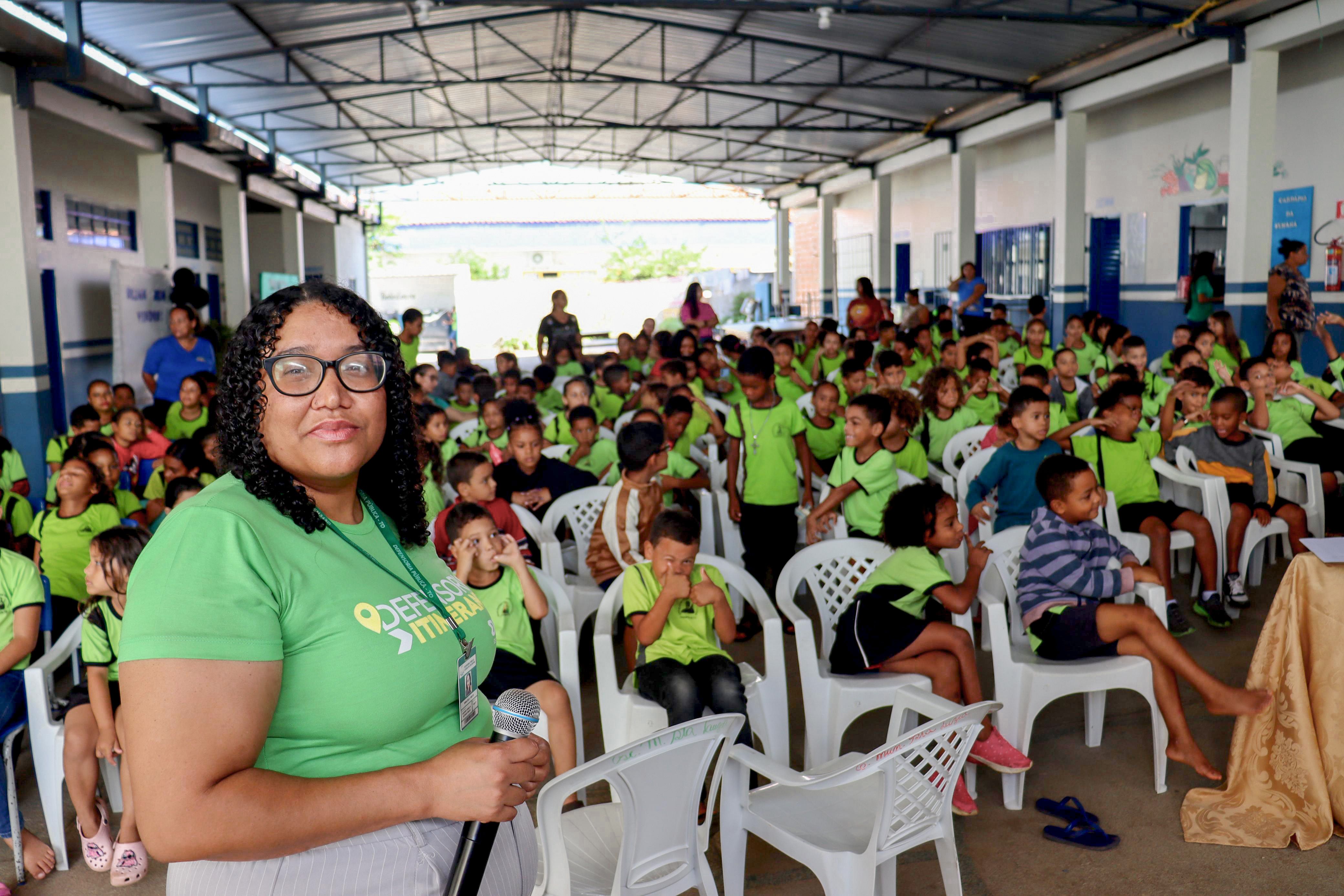 A servidora Marilene Barbosa também foi uma das palestrantes.