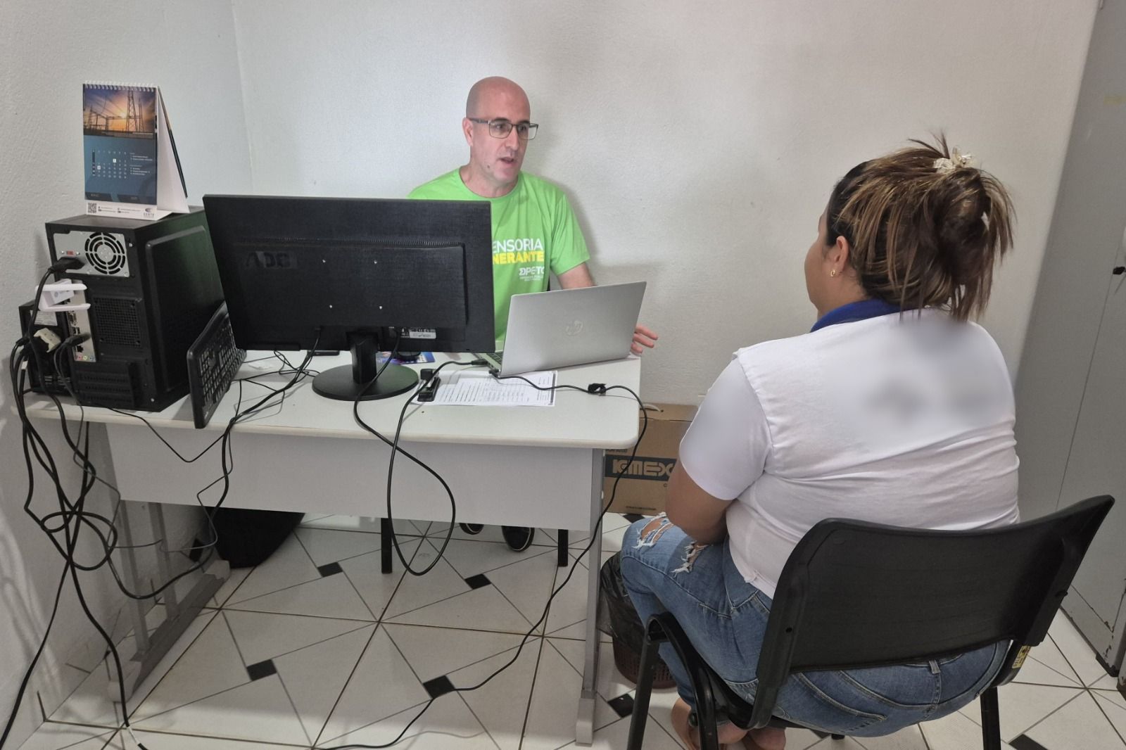 Foram realizados atendimentos nas áreas de Família, Cível e Direito do Consumidor