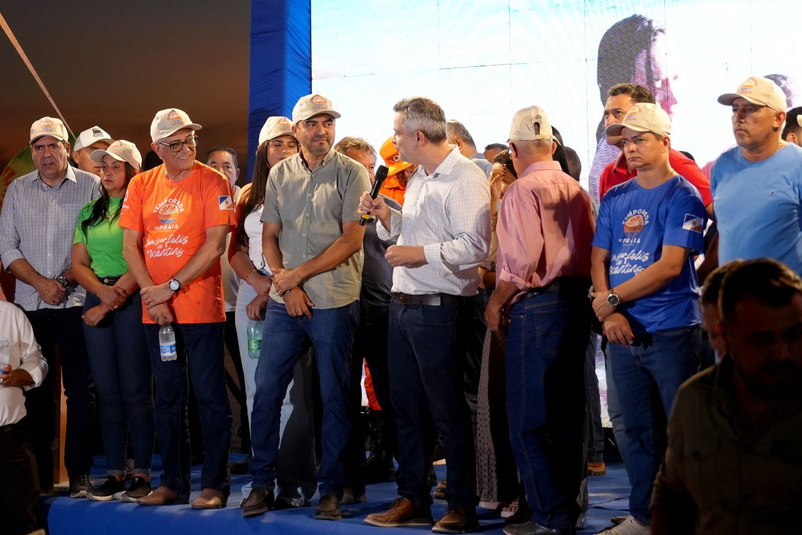 A abertura foi realizada pelo governador Wanderlei Barbosa, na Praia da Agrotins