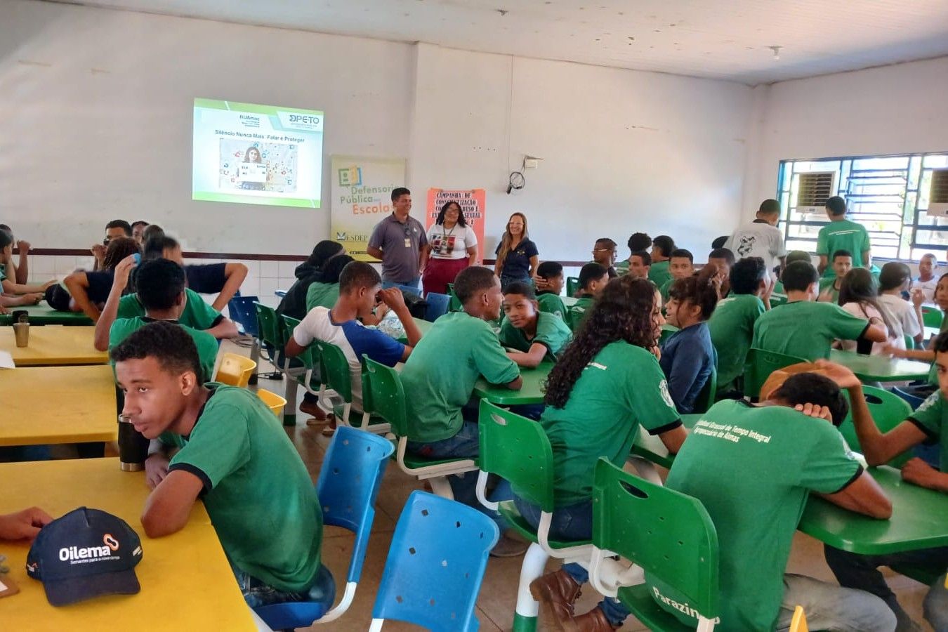 Palestra no Colégio Estadual Agropecuário de Almas