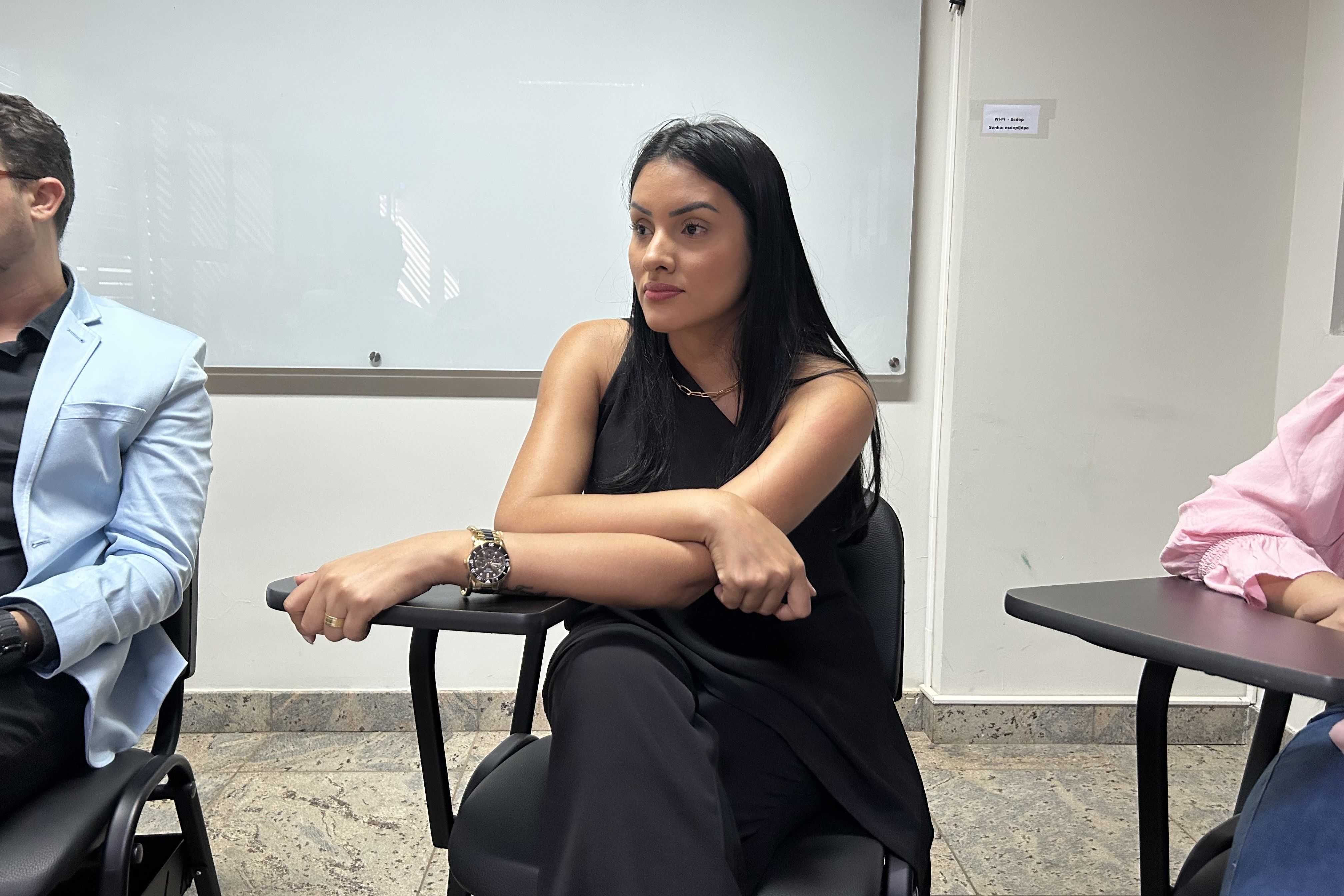 A diretora da Escola de Governo de Palmas, Thaislaine do Nascimento, agradeceu a parceria e disponibilidade.