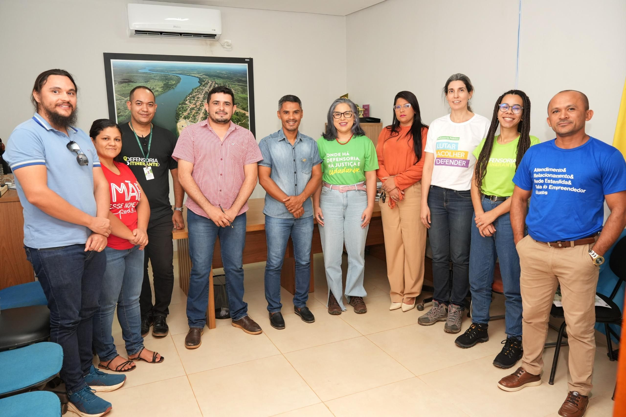Defensoria Pública se reuniu com representantes do Município de Palmeirante do Tocantins