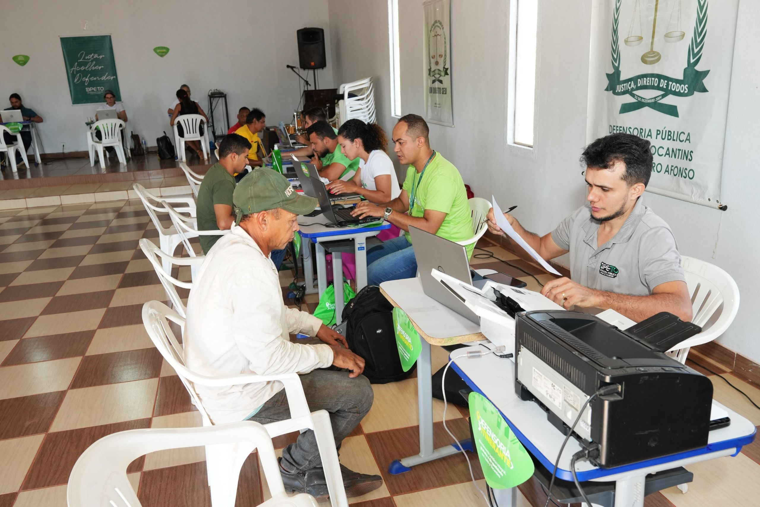 Qualquer pessoa com perfil de assistida pode ser atendida na ação