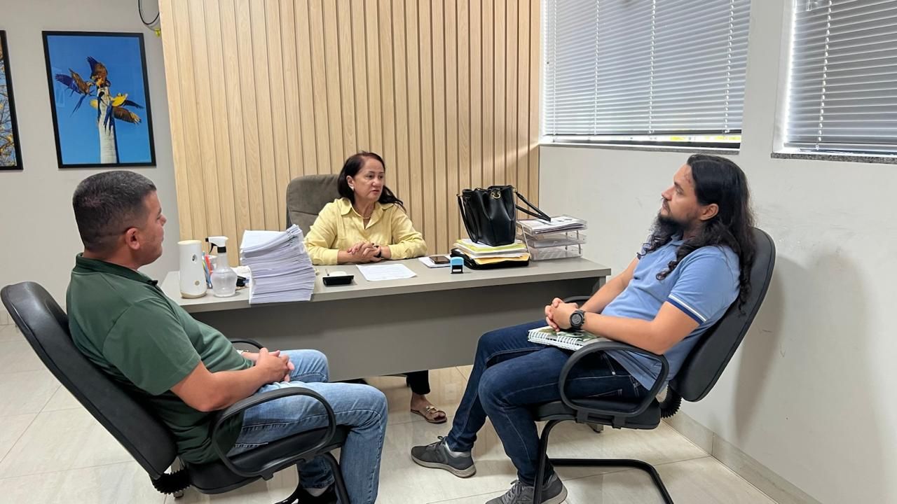 Equipe da DPE-TO foi recebida pela prefeita de Itacajá, Maria Aparecida