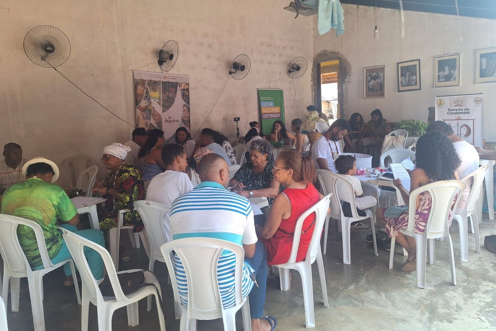 O curso teve continuidade no domingo, finalizando as atividades.