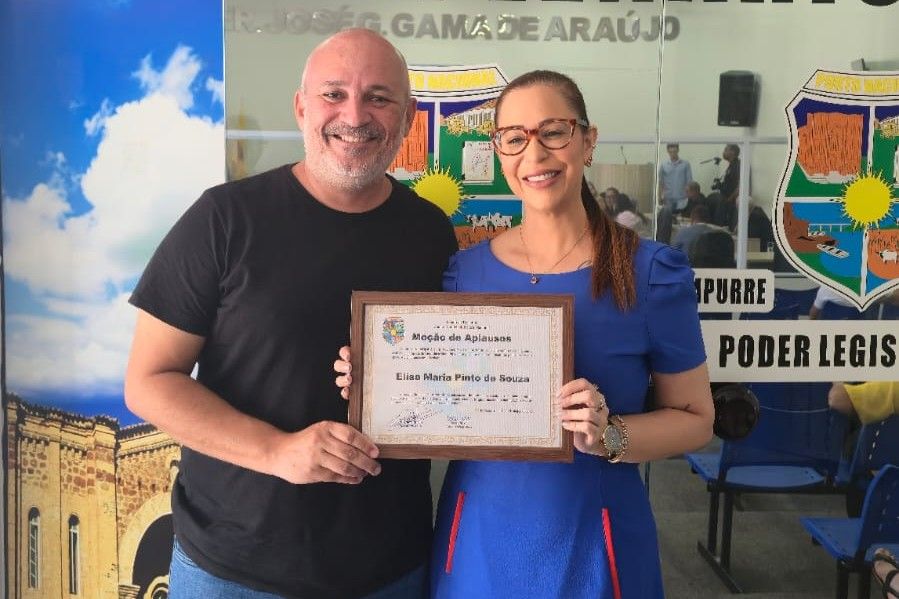 Assistente social Jurimar Júnior acompanhou a homenagem à Defensora Pública