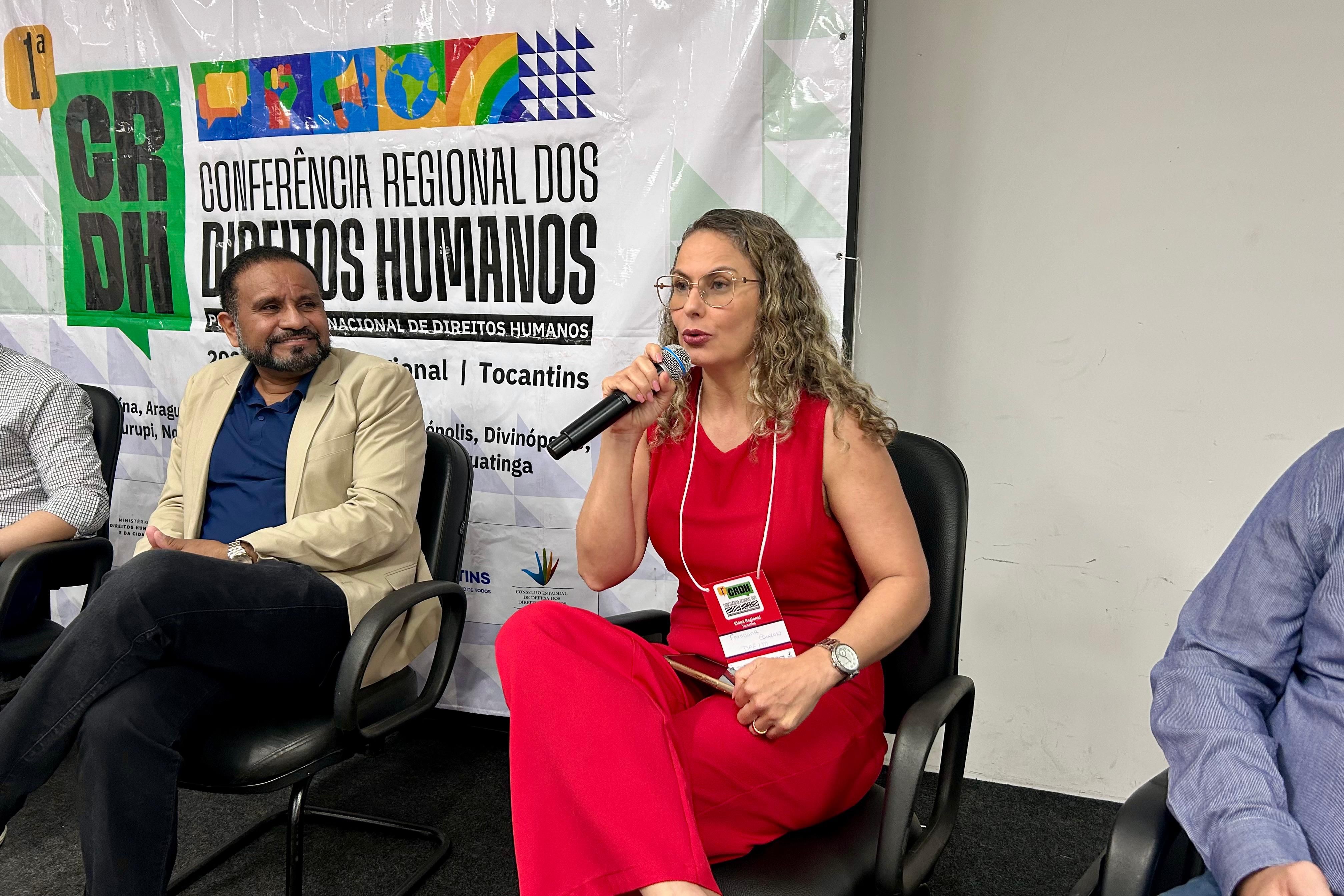 "É com mobilização, participação popular e comprometimento institucional que podemos reverter esse cenário", afirmou a coordenadora do NDDH, Franciana Di Fátima.