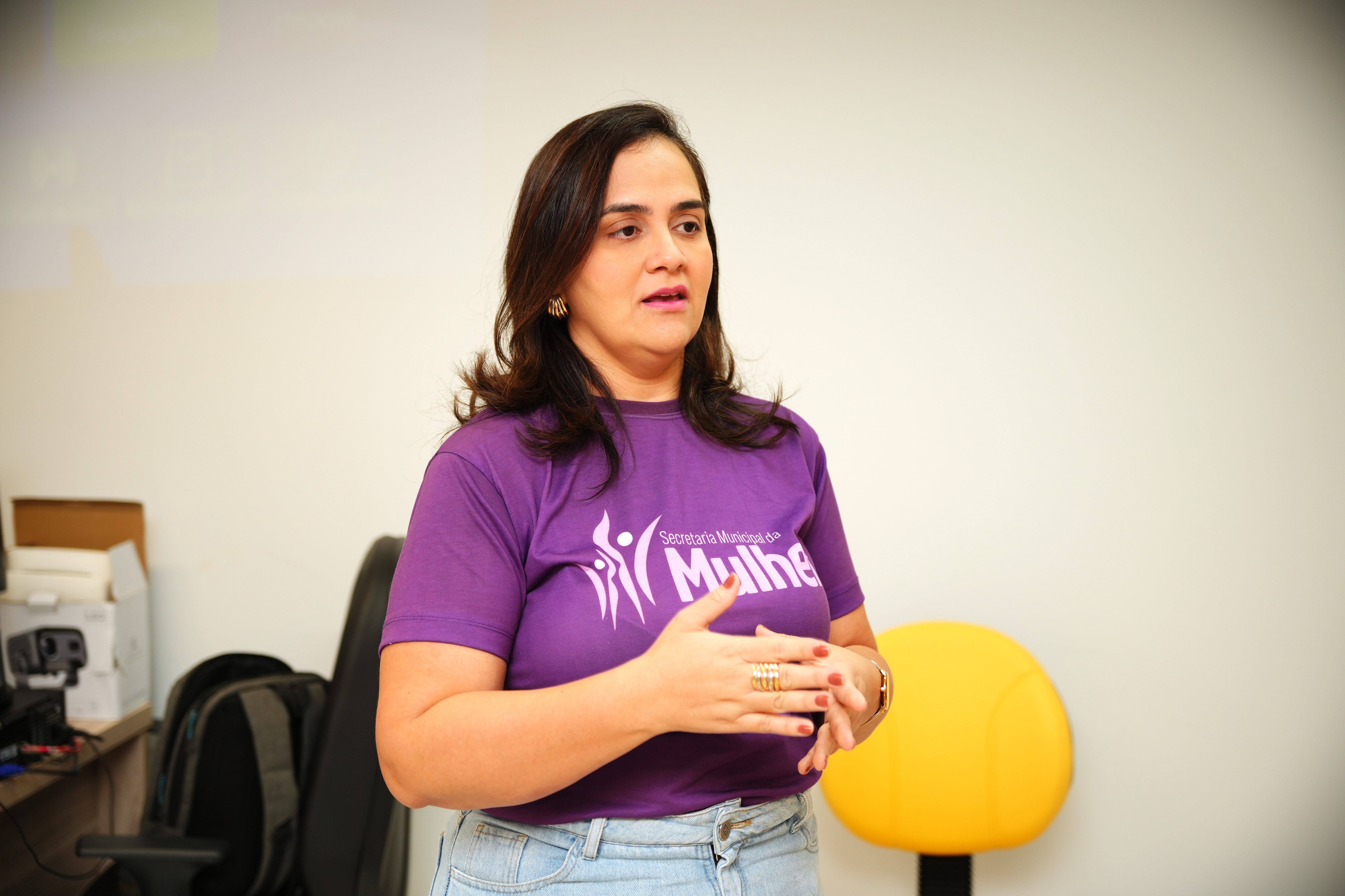 “O nome do projeto é simbólico: Ponto de Partida. É isso que buscamos oferecer", disse a superintendente da Casa da Mulher Brasileira de Palmas, Monique Carreiro Lima Idorta.