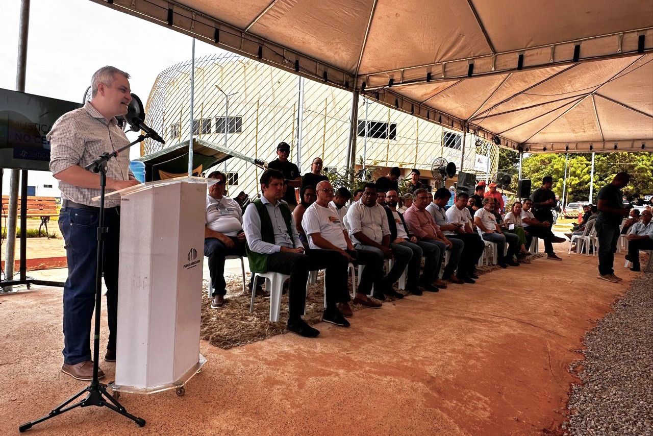 Durante o evento, o defensor público-geral do Estado do Tocantins, Pedro Alexandre, falou sobre as ações da Instituição aos presentes.