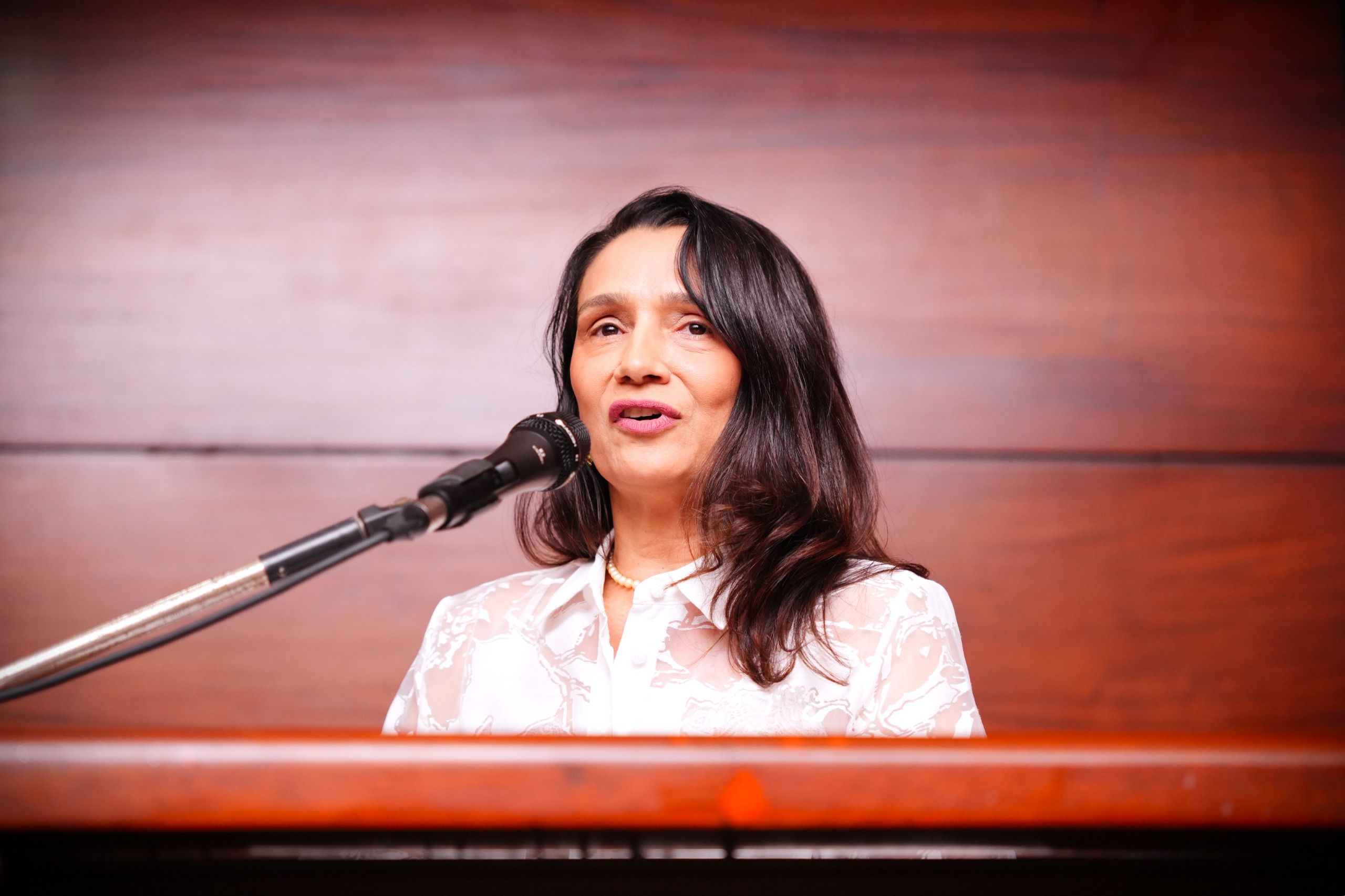 A secretária de Ação Social e da Mulher, Polyanna Siqueira Campos, ressaltou o trabalho dedicado dos profissionais da assistência social.
