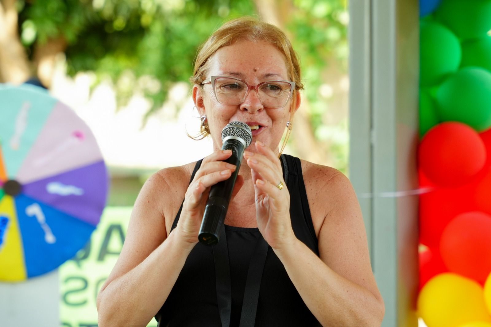 Judite Rocha do Lar batista destacou como o Projeto permite a interação entre as crianças e adolescentes de várias casas de acolhimento.