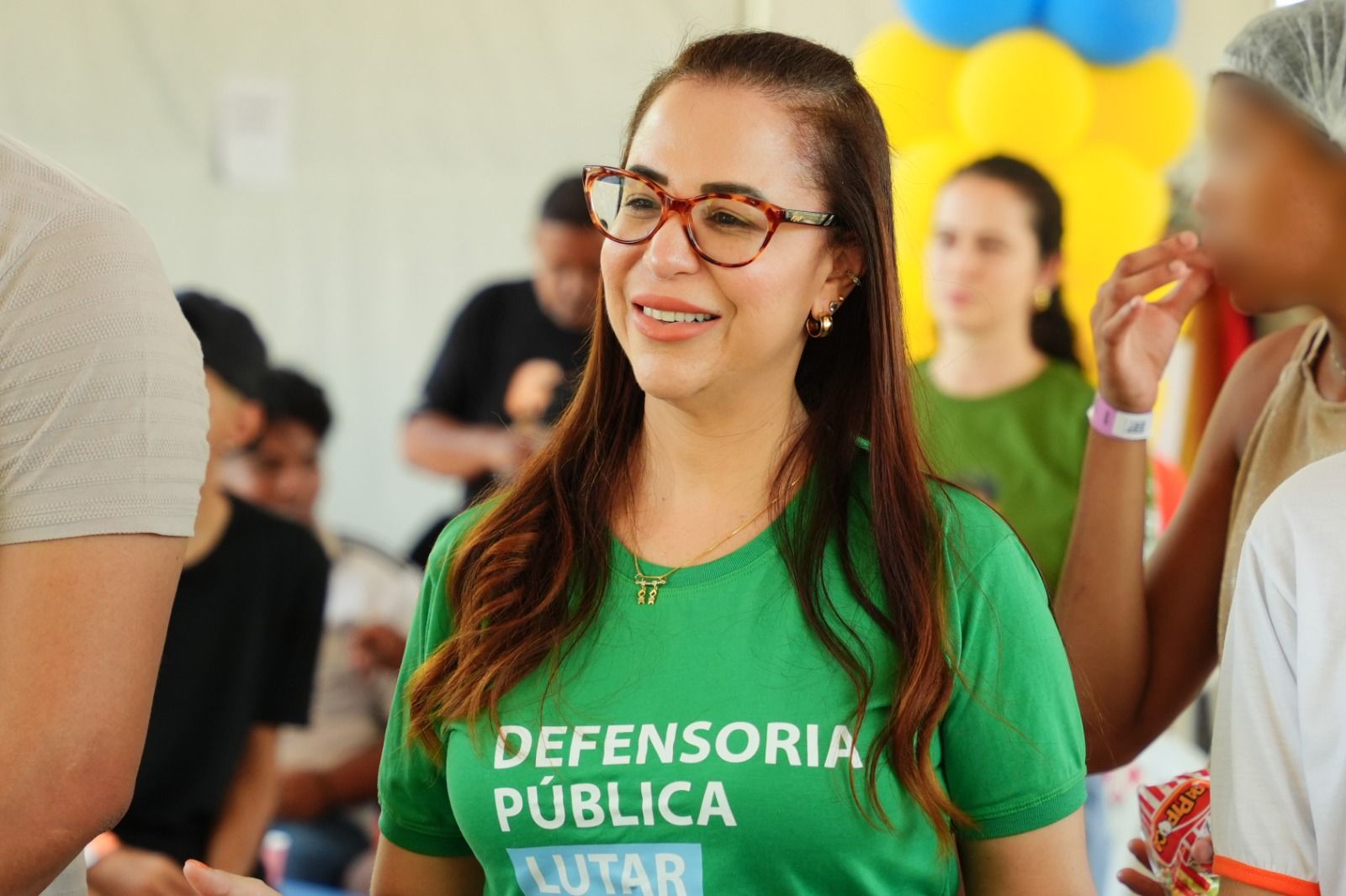 A coordenadora do Nudeca, defensora pública Elisa Maria lembrou que criança tem o direito de ser criança, e elas puderam aproveitar o direito de brincar.