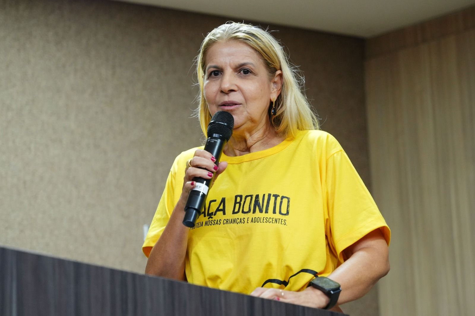 Mônica Brito ressaltou a importância de construir propostas concretas de políticas públicas para combater a violência sexual no Tocantins