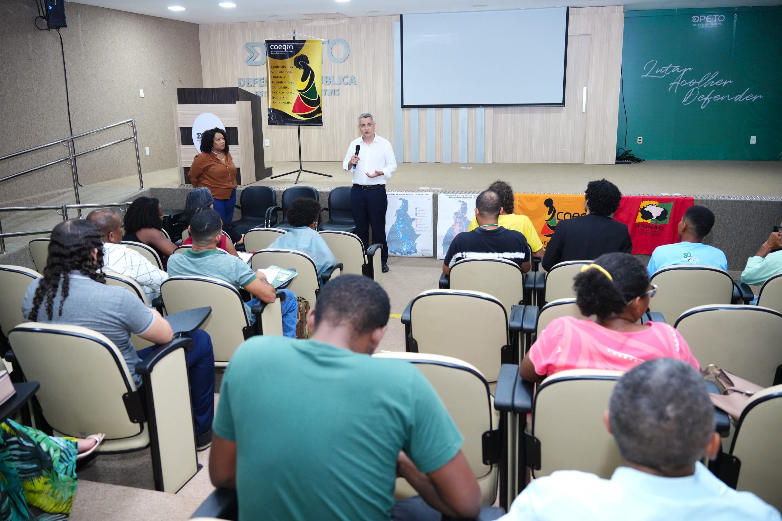 O defensor público-geral, Pedro Alexandre, participou do debate.