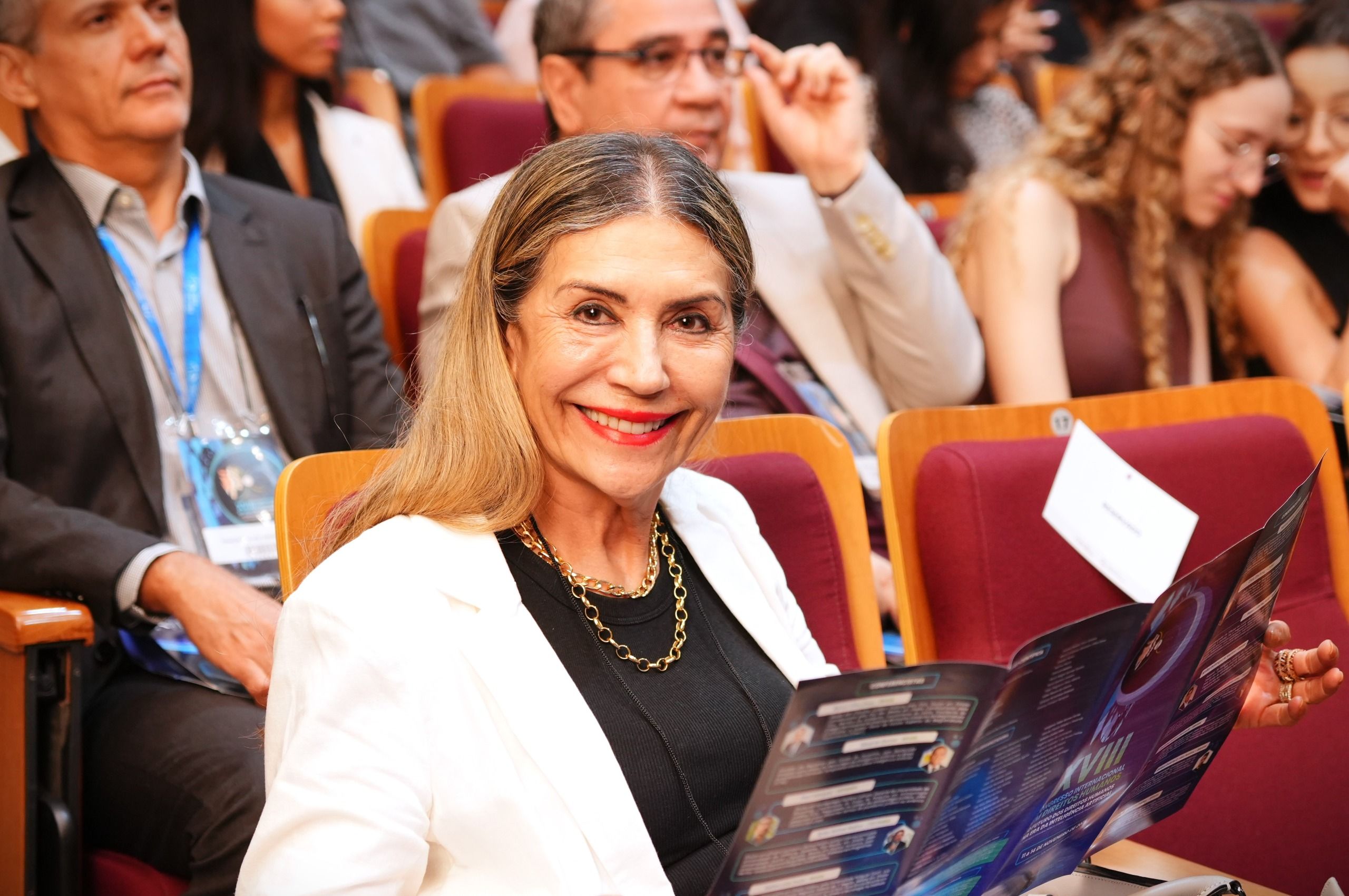 Defensora pública de Classe Especial, Maria do Carmo Mota, também presente na solenidade