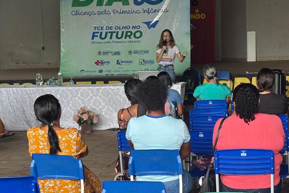 Defensora pública Flávia Hardt Schreiner participou da ação em Monte do Carmo