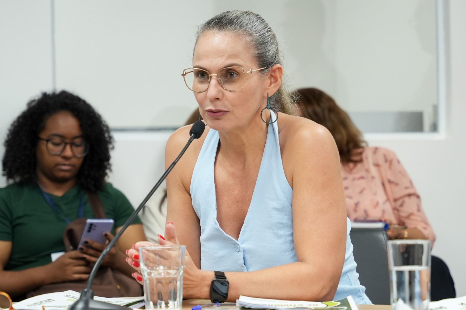 A ccordenadora do NDDH, defensora pública Franciana Di Fátima representou a DPE-TO