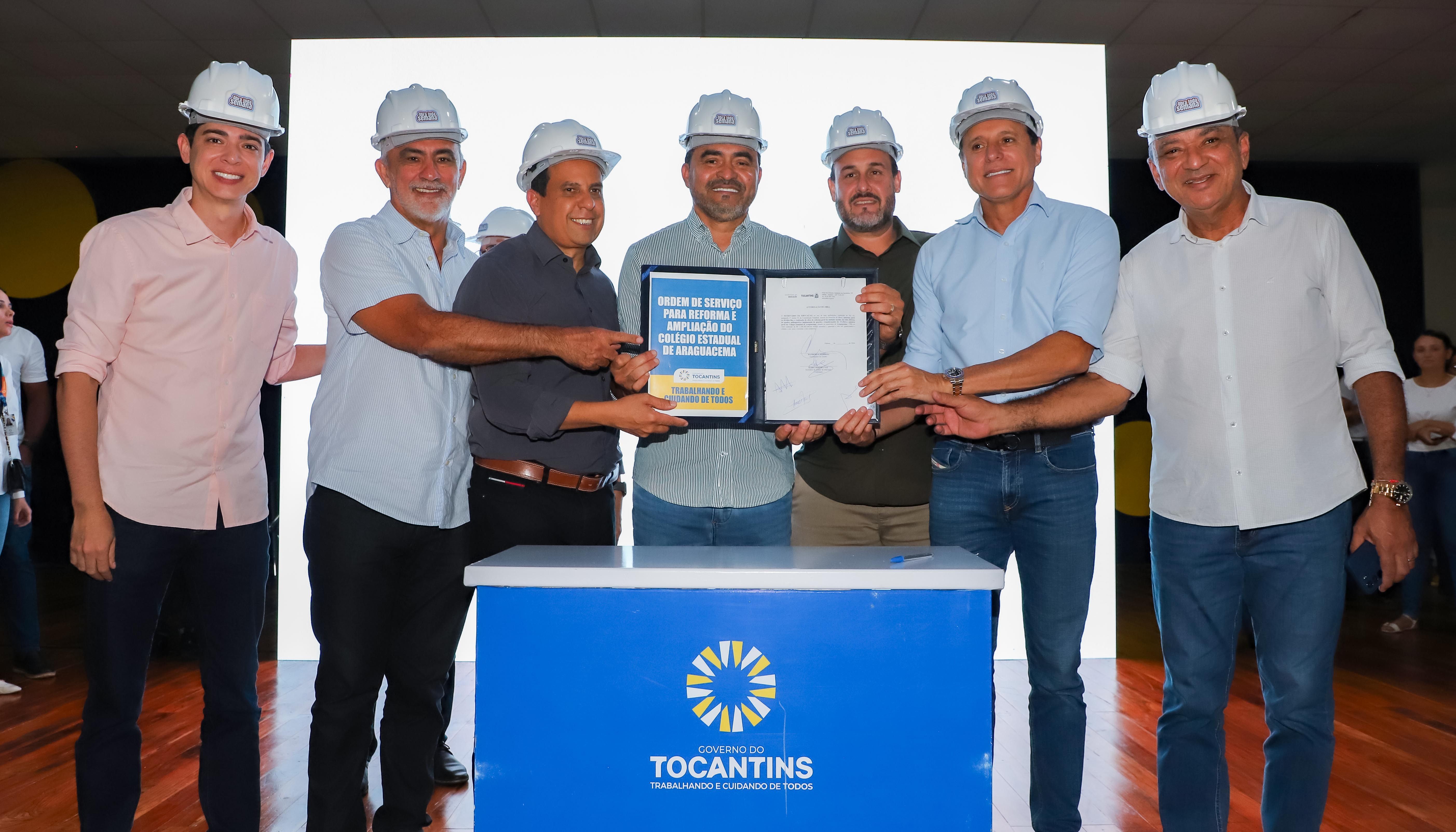 Na ocasião, o governador Wanderlei Barbosa anunciou obras de reforma e ampliação do Colégio Estadual de Araguacema e do Colégio Estadual de Lagoa da Confusão