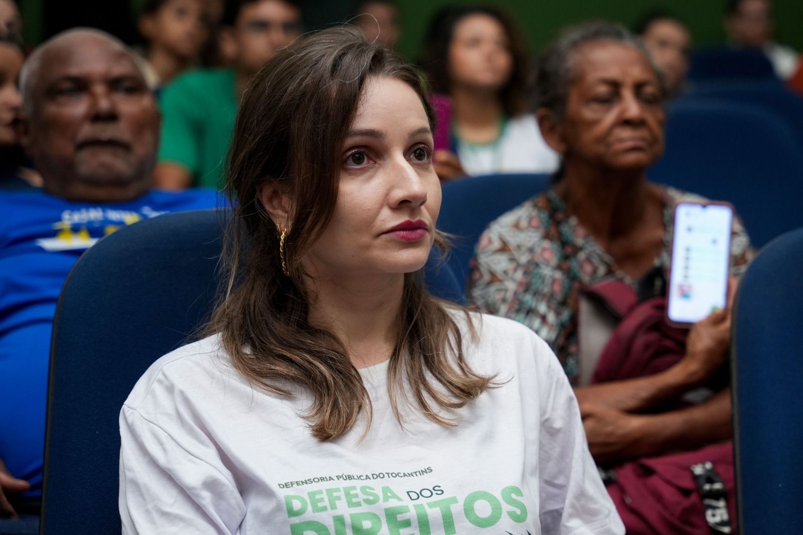 Defensora pública Flávia Hardt Schreiner também esteve presente