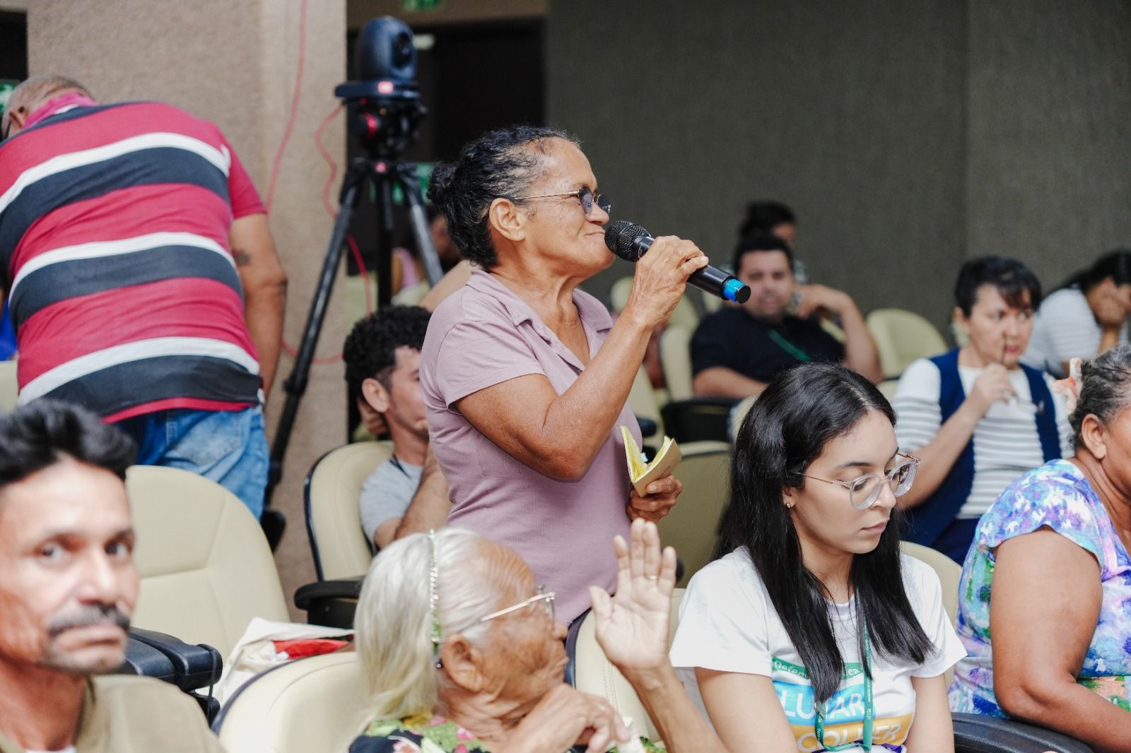 Atividade promoveu um espaço de troca com catadoras e catadores de recicláveis