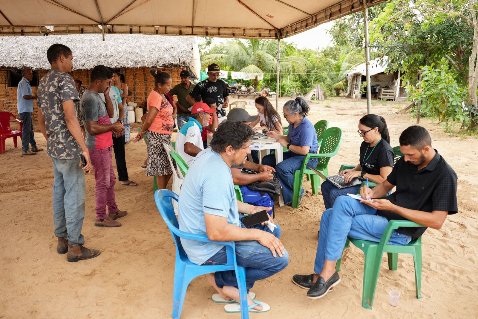 Além dos atendimentos coletivos, equipe da DPE-TO também realizou atendimentos individuais
