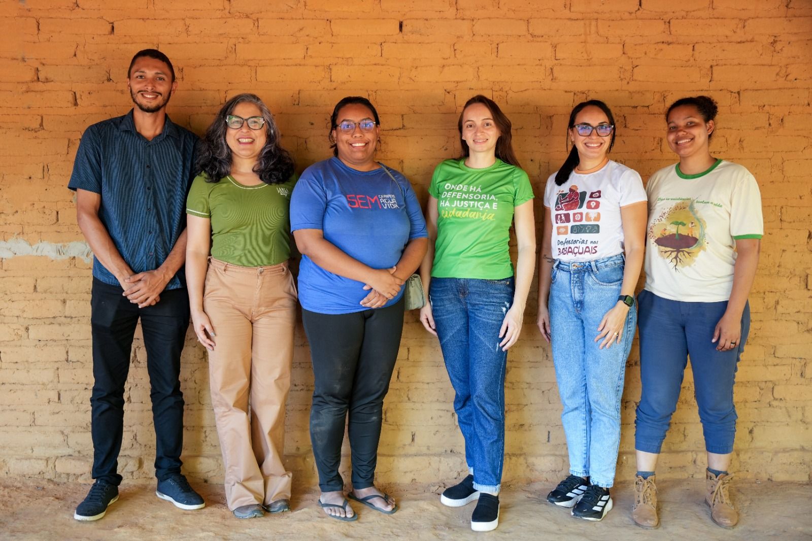 Equipe da Defensoria Pública e da Comissão Pastoral da Terra que atuou na ação
