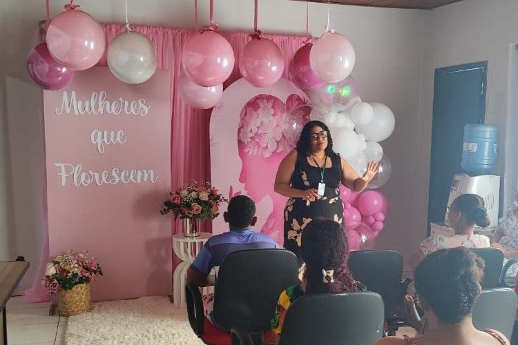 A servidora da DPE-TO, Marilene Barbosa dos Santos, participou das ações